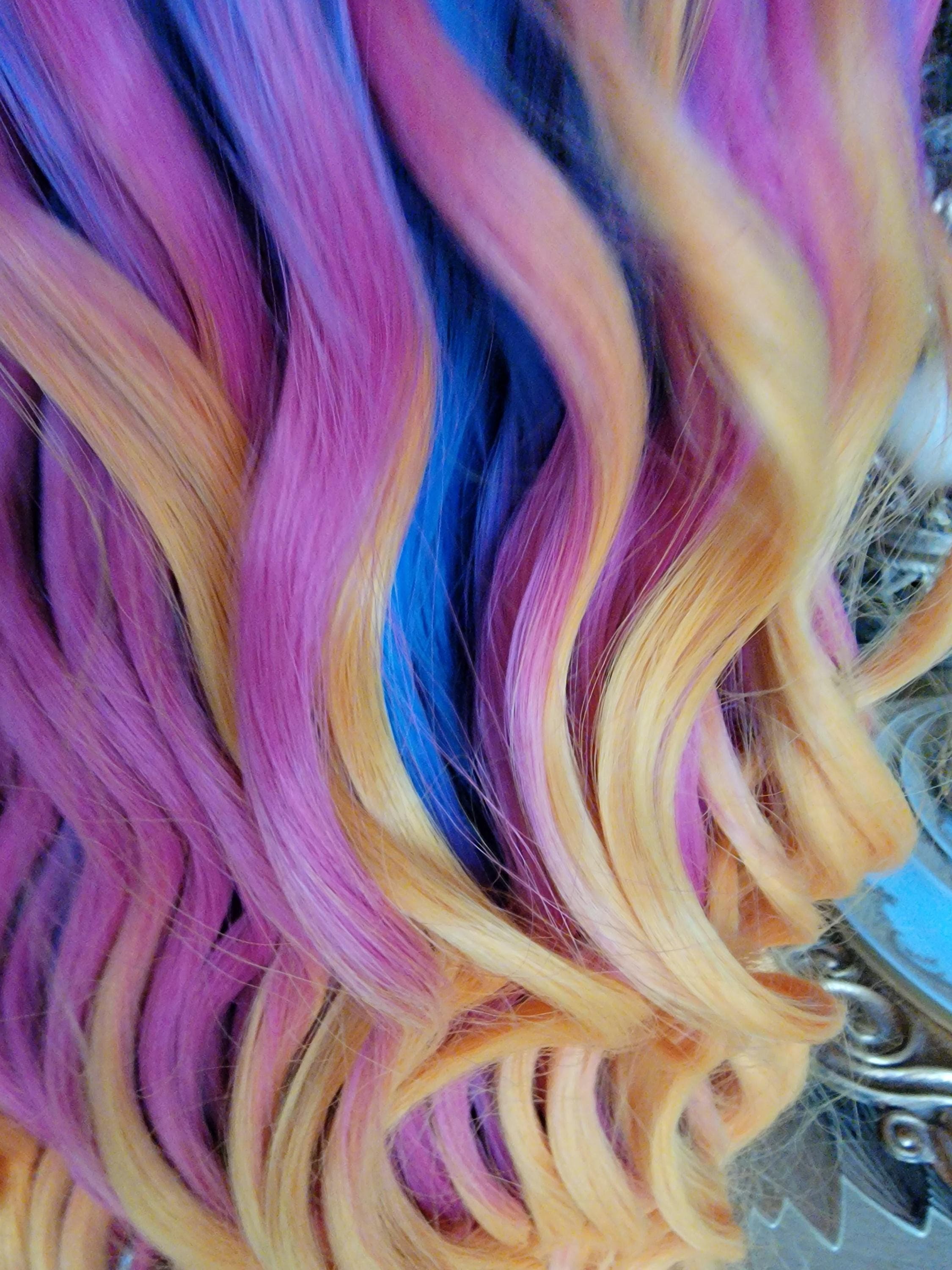 Rainbow Beautiful Lace Front Wig!! - Thumbnail 3