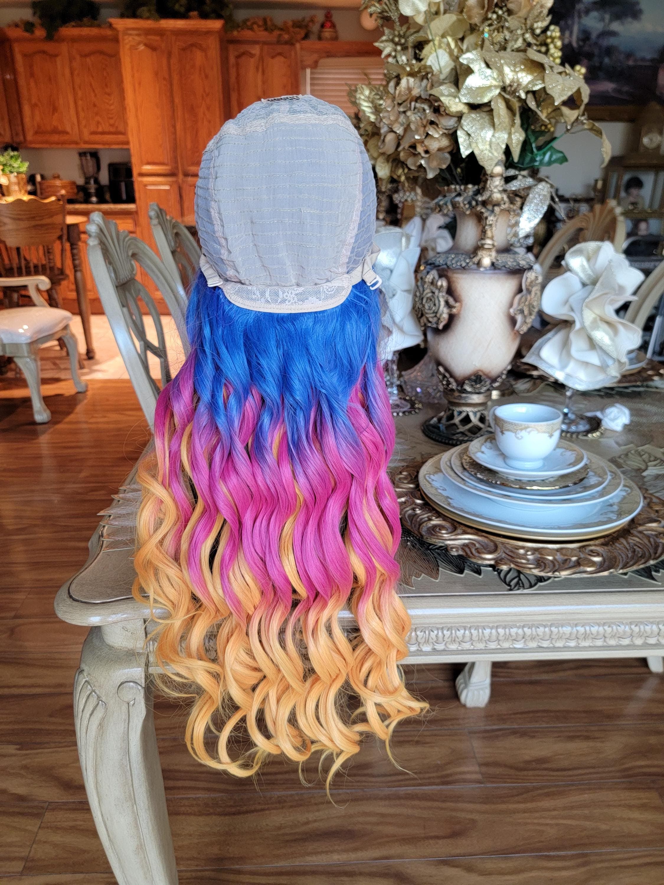 Rainbow Beautiful Lace Front Wig!! - Thumbnail 17