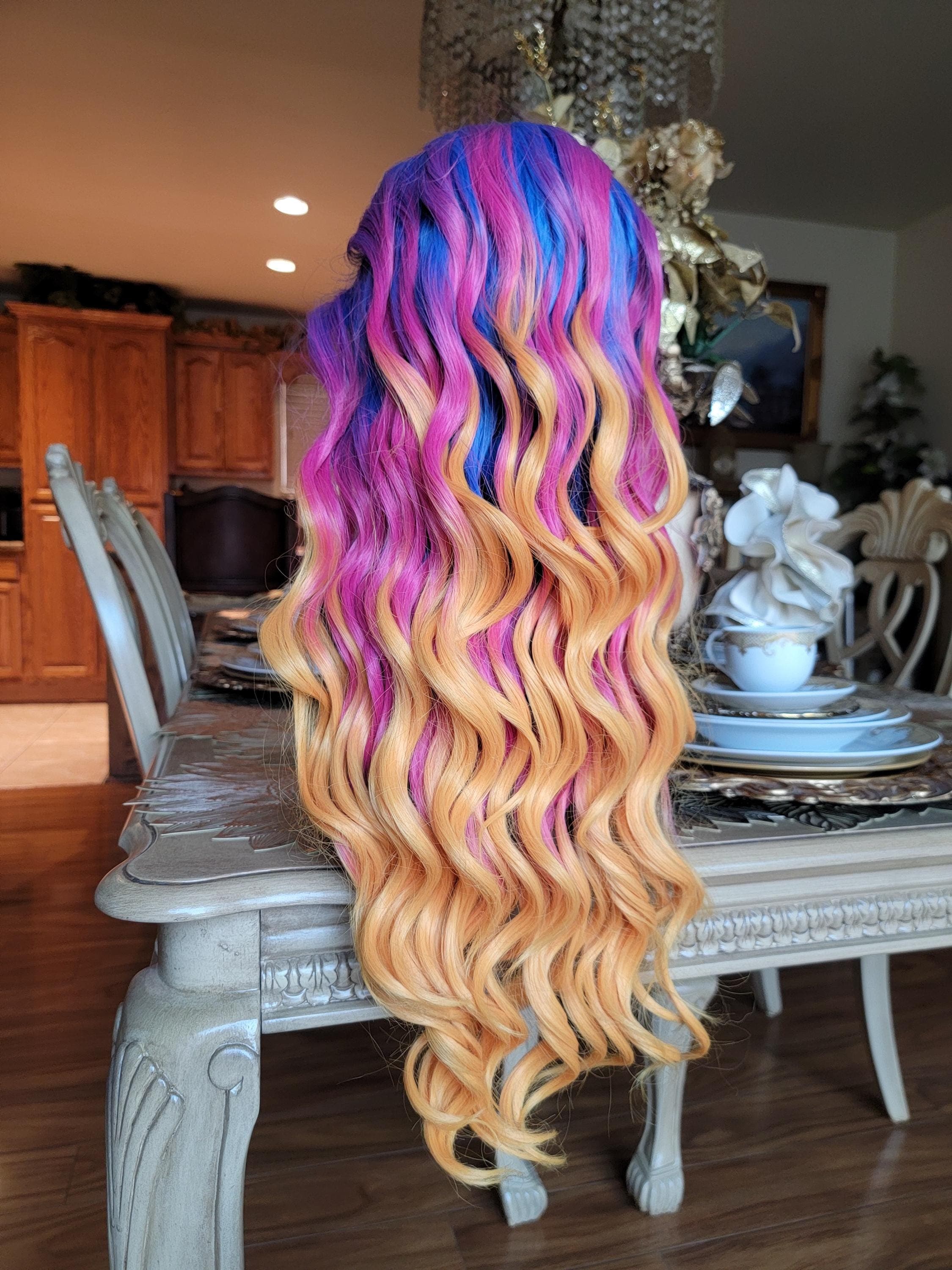 Rainbow Beautiful Lace Front Wig!!