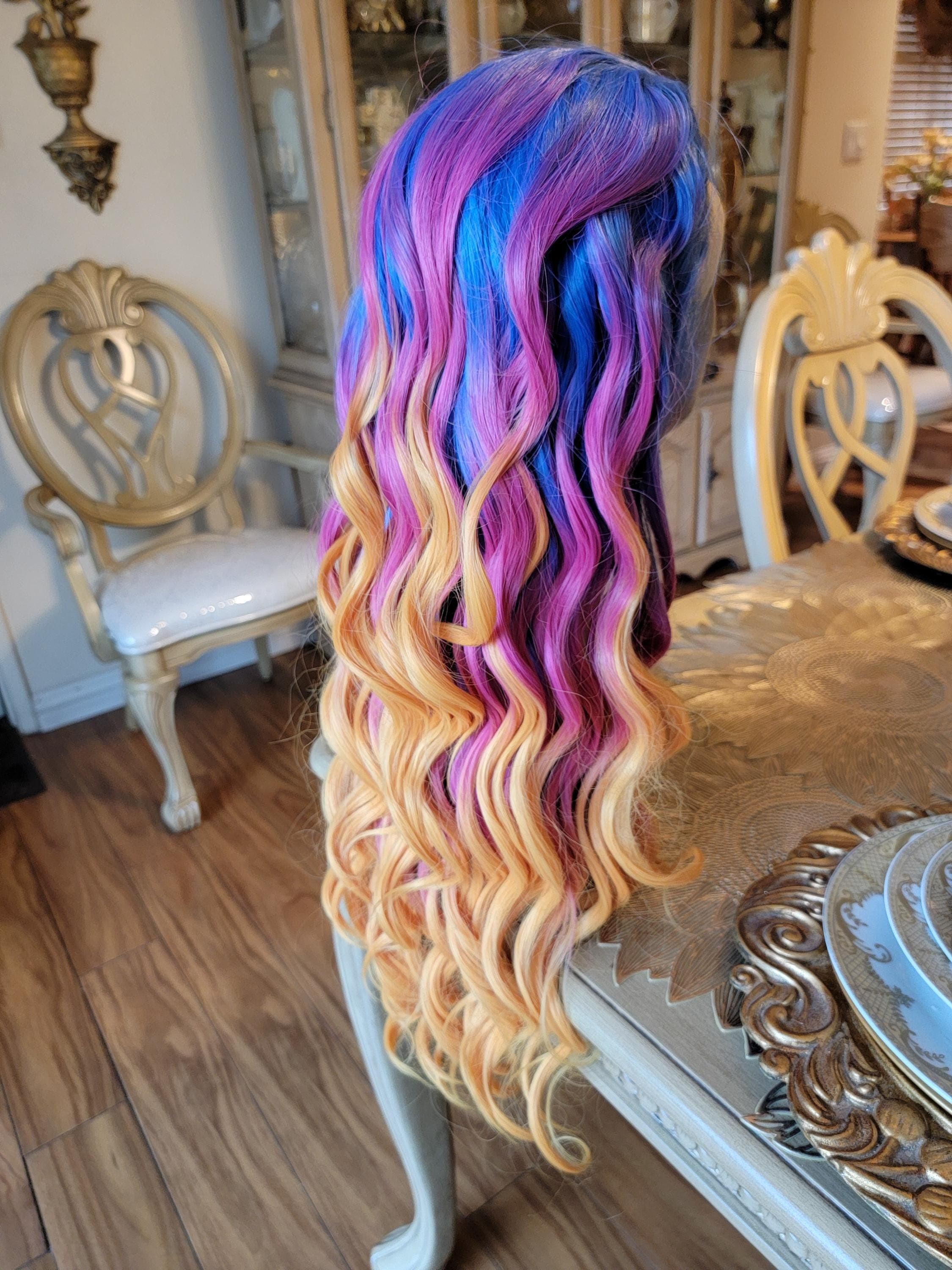 Rainbow Beautiful Lace Front Wig!! - Thumbnail 15