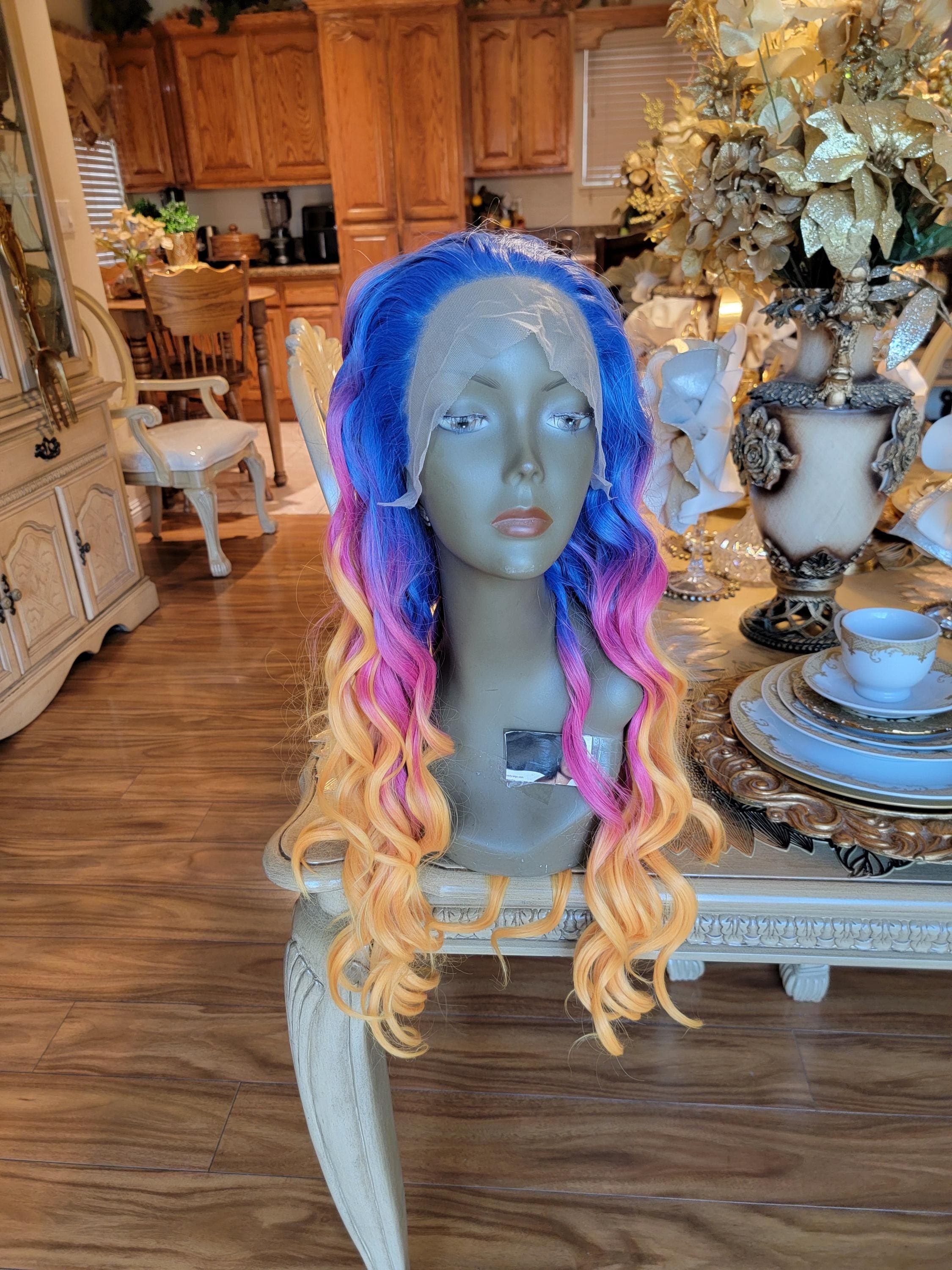 Rainbow Beautiful Lace Front Wig!! - Thumbnail 8