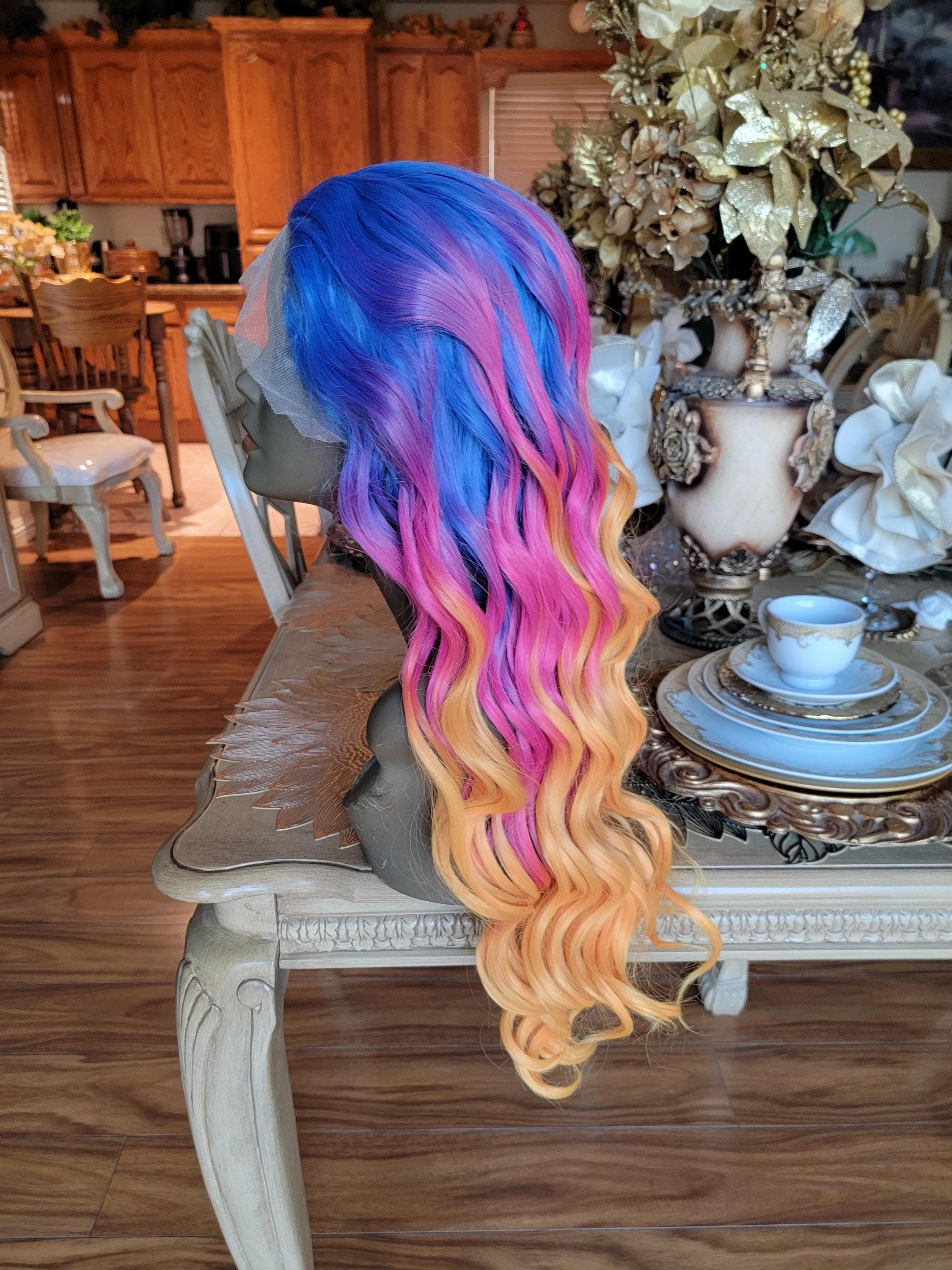 Rainbow Beautiful Lace Front Wig!! - Thumbnail 9