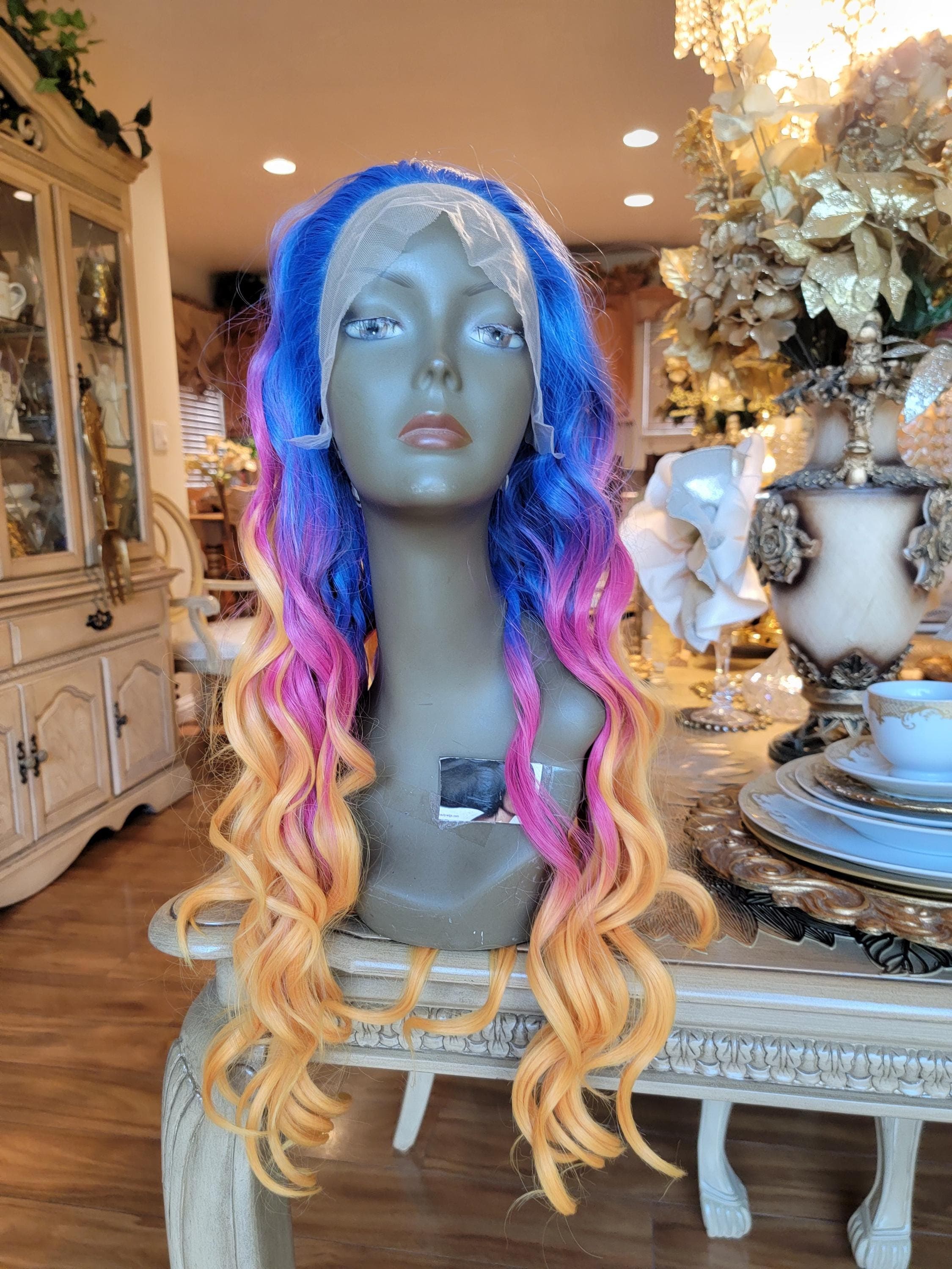 Rainbow Beautiful Lace Front Wig!! - Thumbnail 5