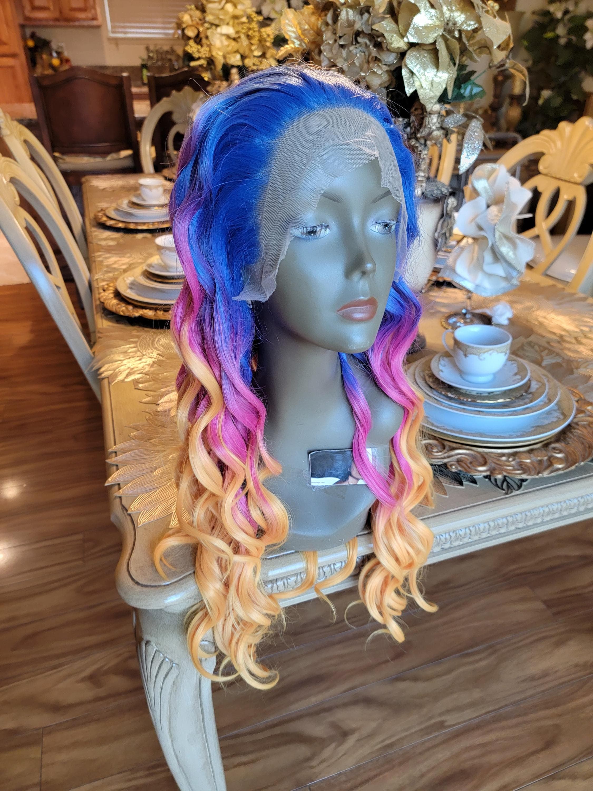 Rainbow Beautiful Lace Front Wig!! - Thumbnail 10