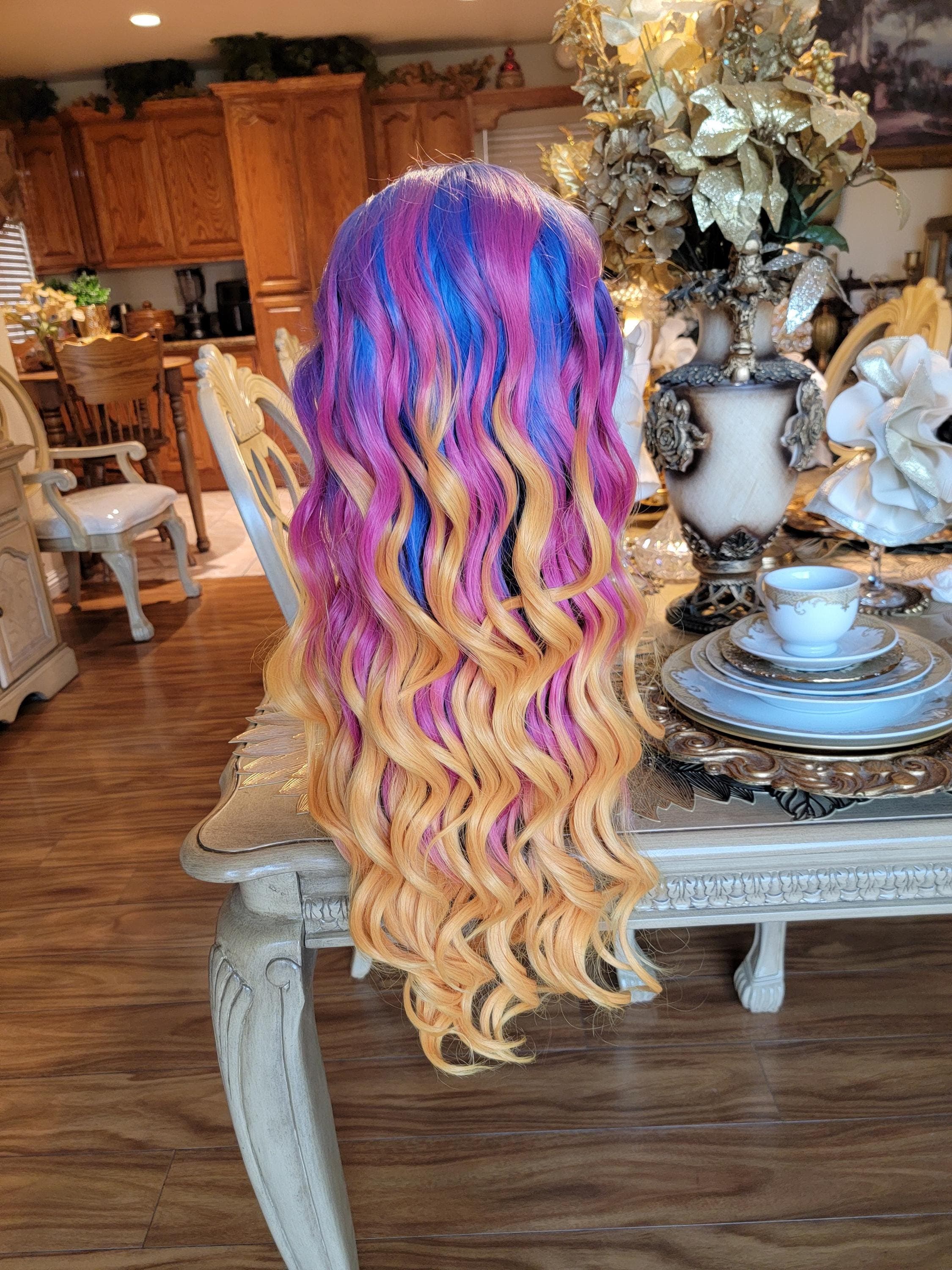 Rainbow Beautiful Lace Front Wig!! - Thumbnail 18