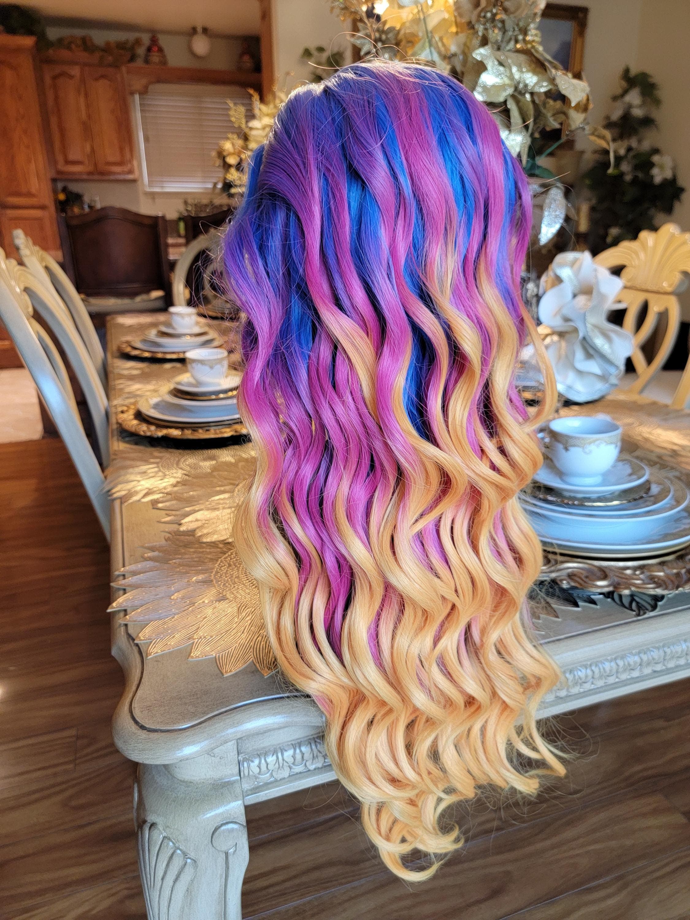 Rainbow Beautiful Lace Front Wig!! - Thumbnail 11