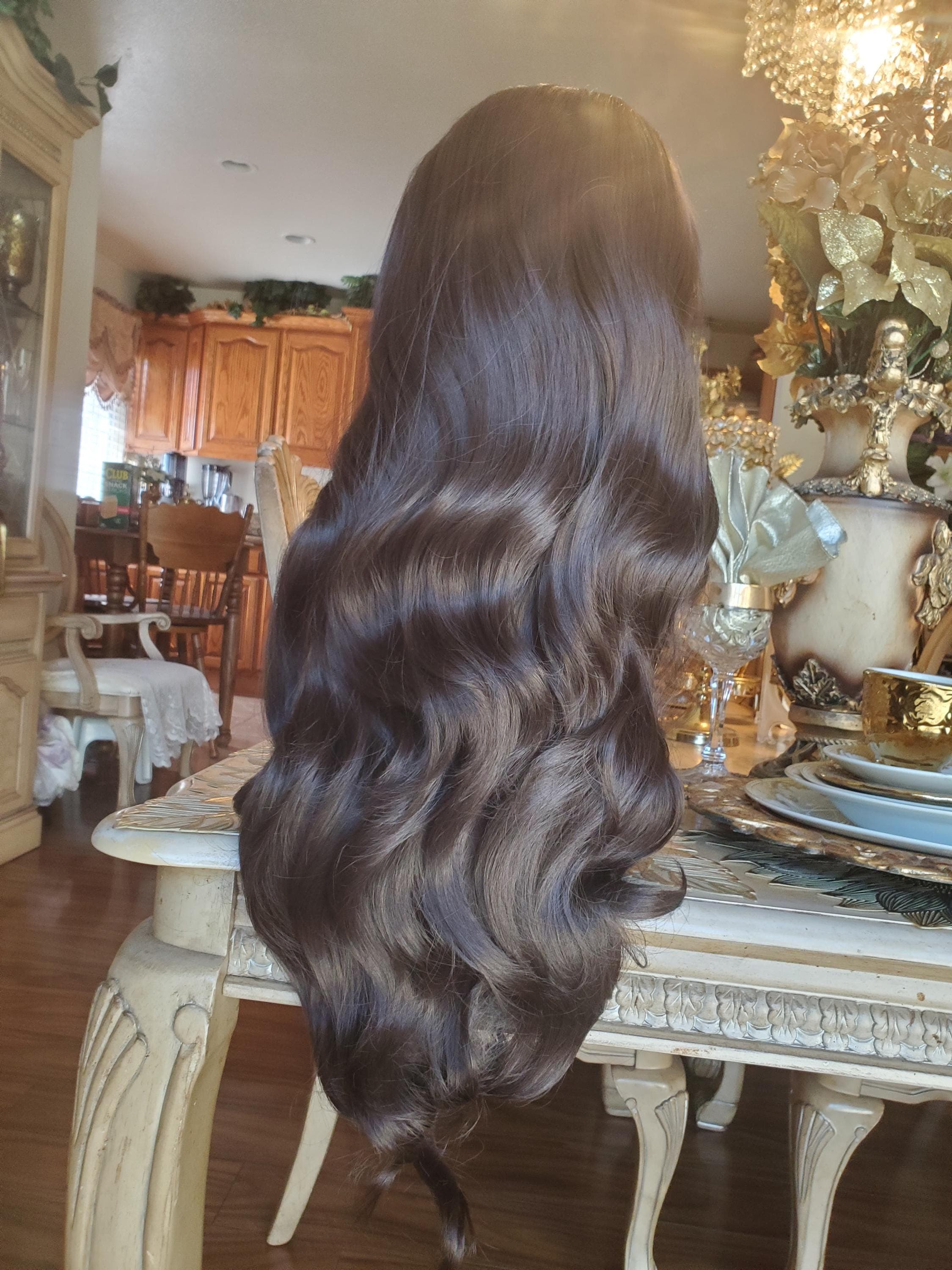 Dark Brown Wavy Beautiful Lace Front Wig!! - Thumbnail 3