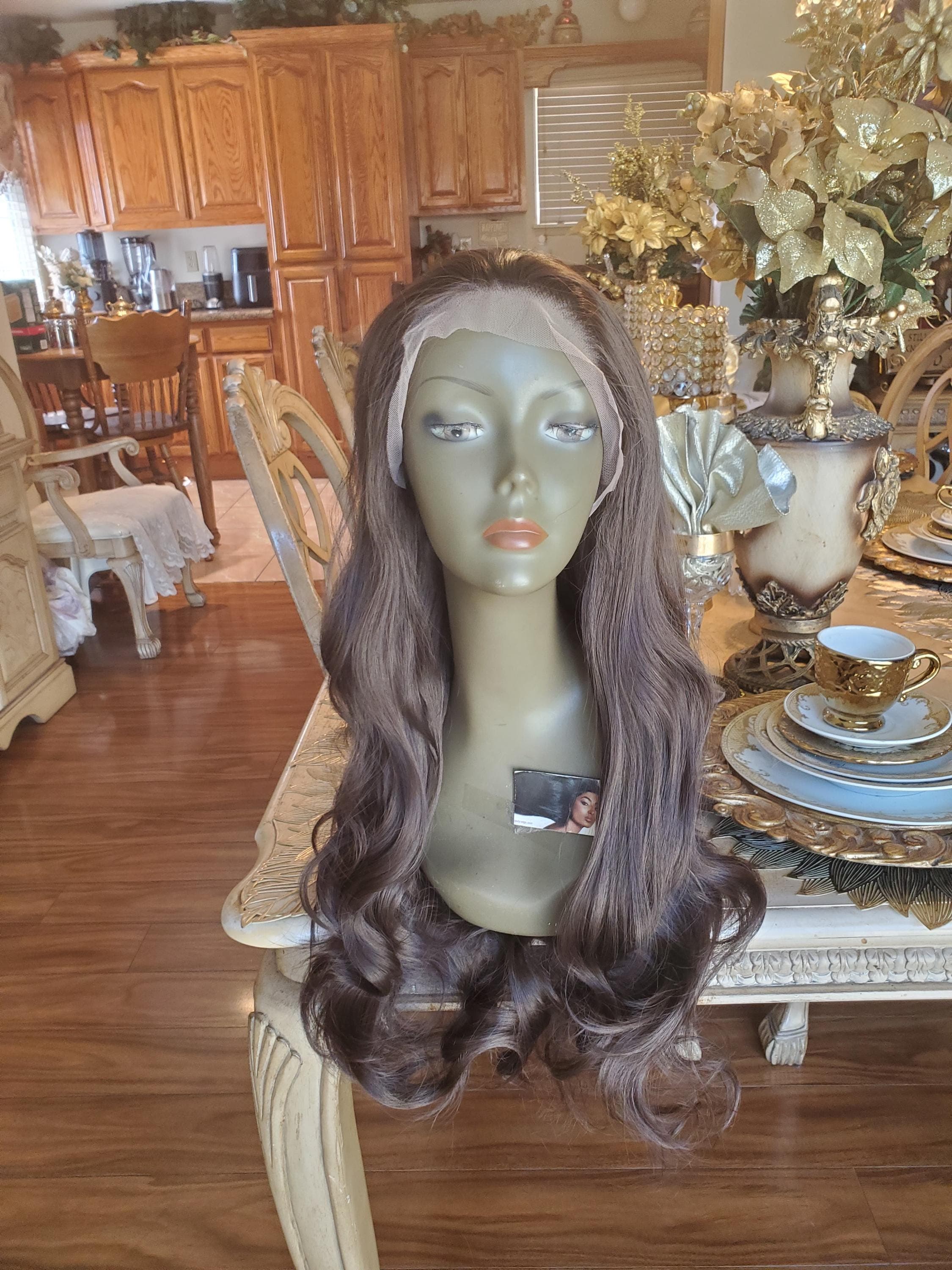 Dark Brown Wavy Beautiful Lace Front Wig!! - Thumbnail 11