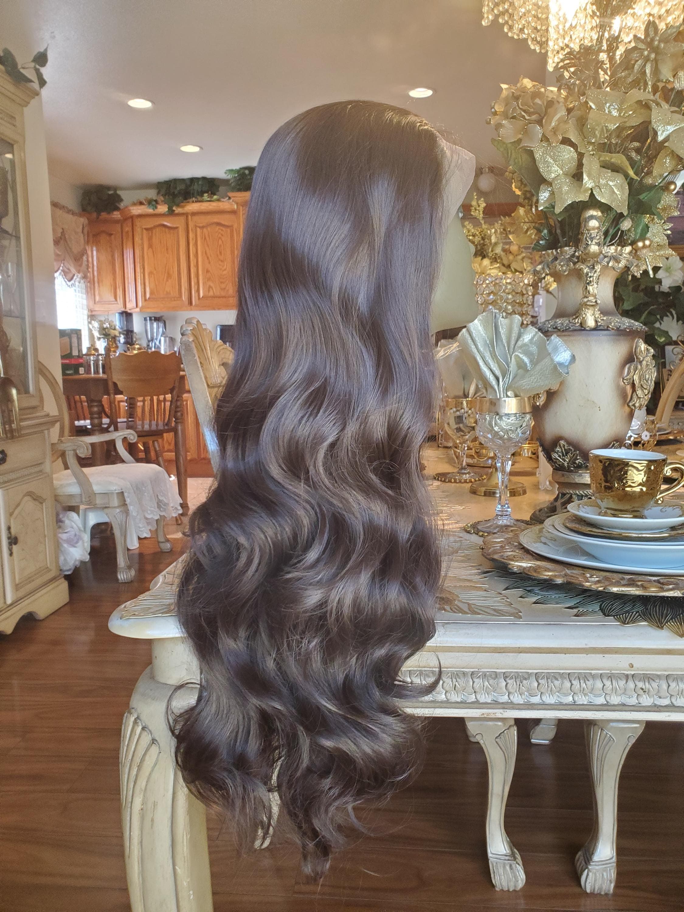 Dark Brown Wavy Beautiful Lace Front Wig!! - Thumbnail 12