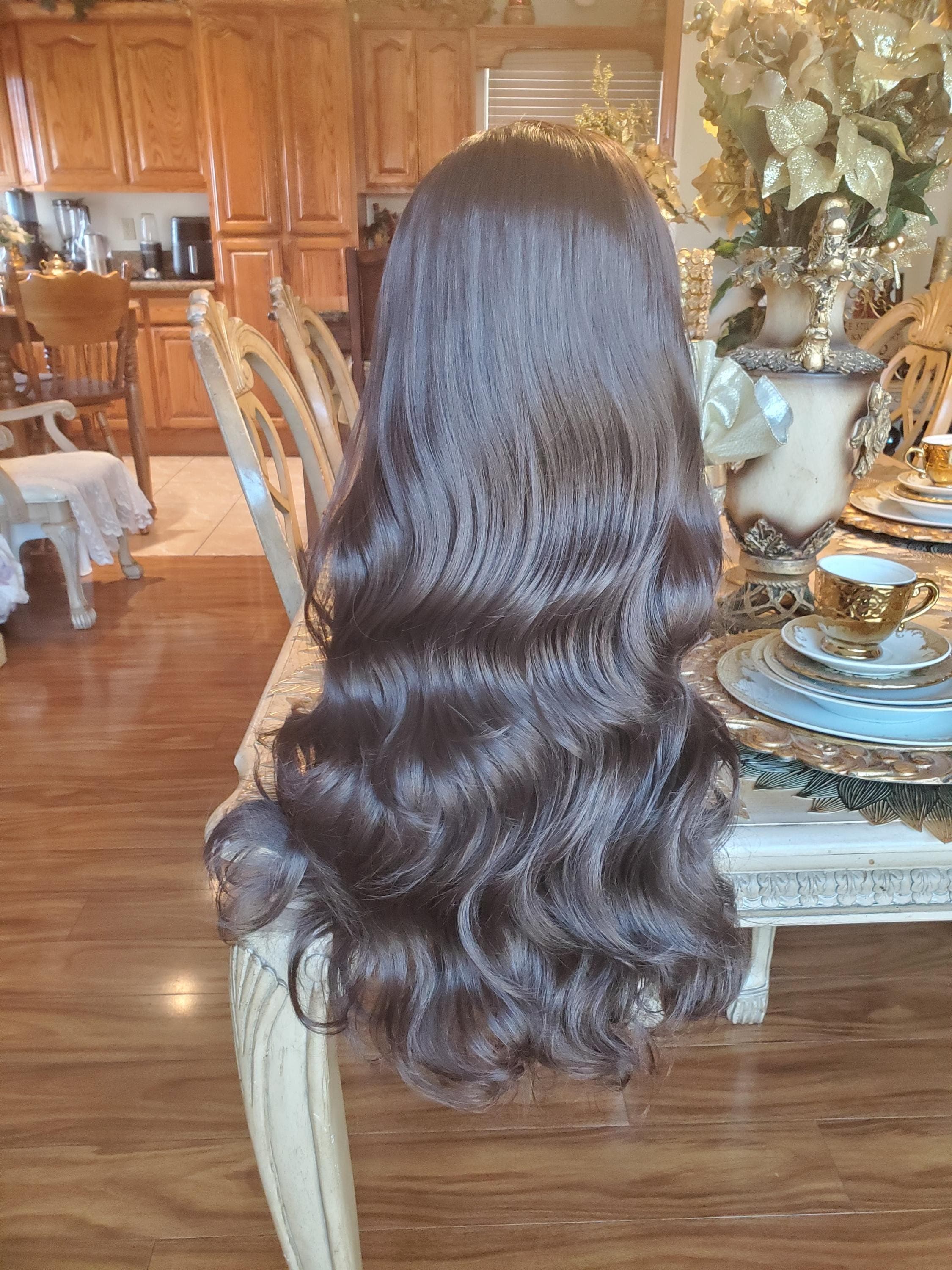 Dark Brown Wavy Beautiful Lace Front Wig!! - Thumbnail 7