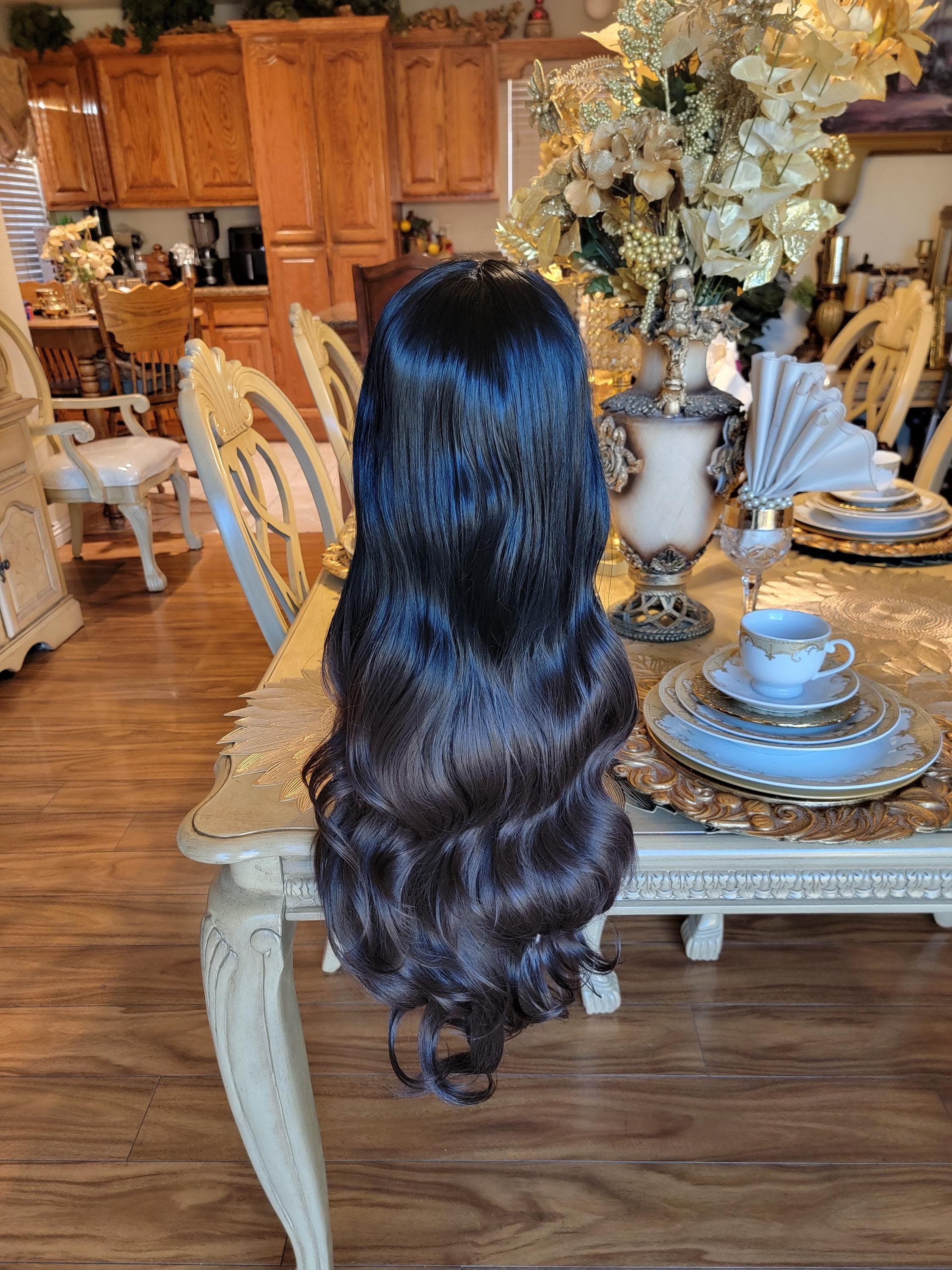 Black Brown Body Wave Beautiful Lace Front Wig - Thumbnail 2