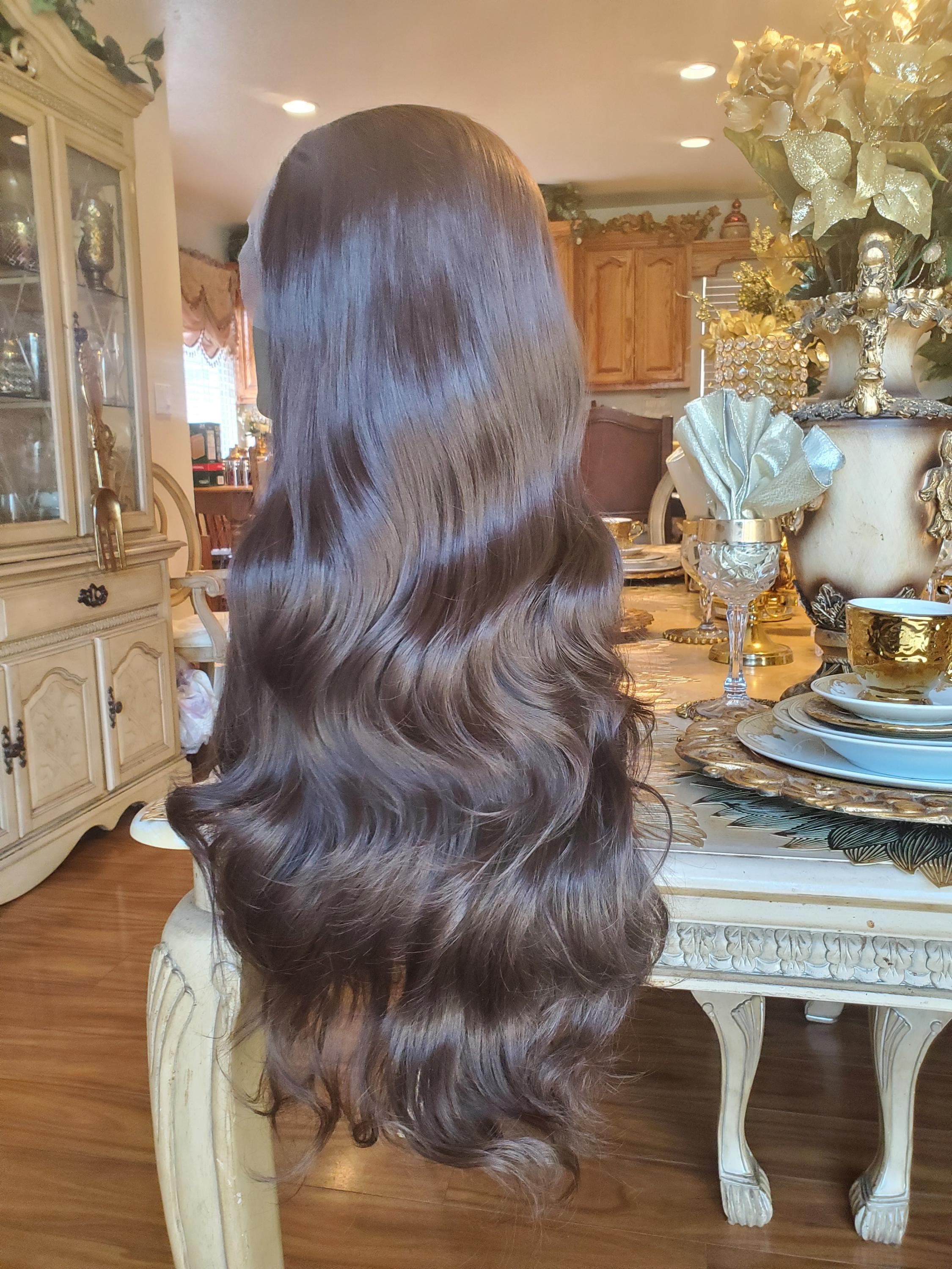 Dark Brown Wavy Beautiful Lace Front Wig!! - Thumbnail 5