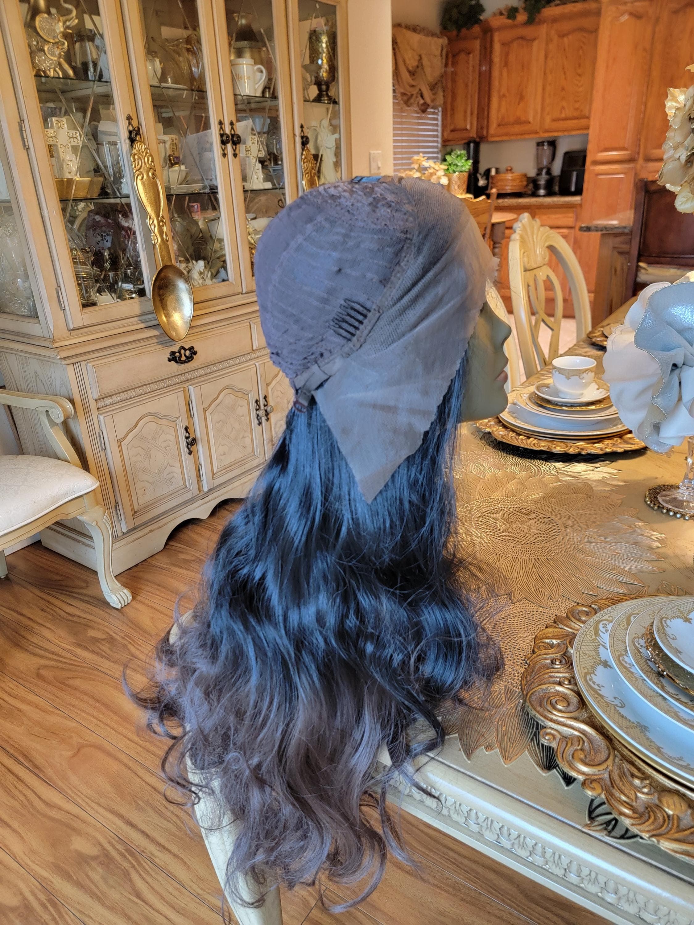 Black Brown Wavy Beautiful Lace Front Wig!! - Thumbnail 17