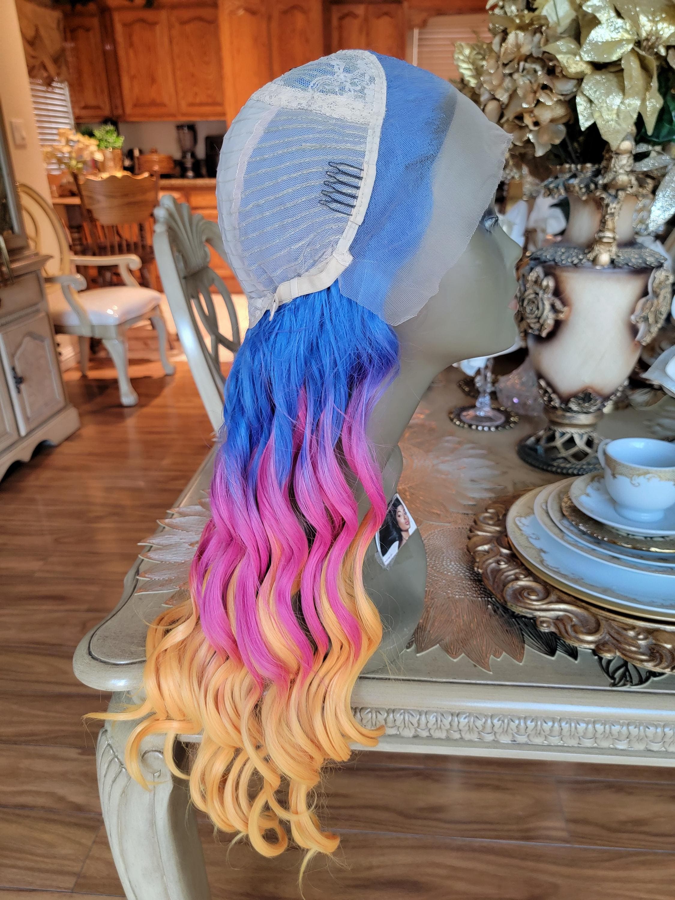 Rainbow Beautiful Lace Front Wig!! - Thumbnail 13