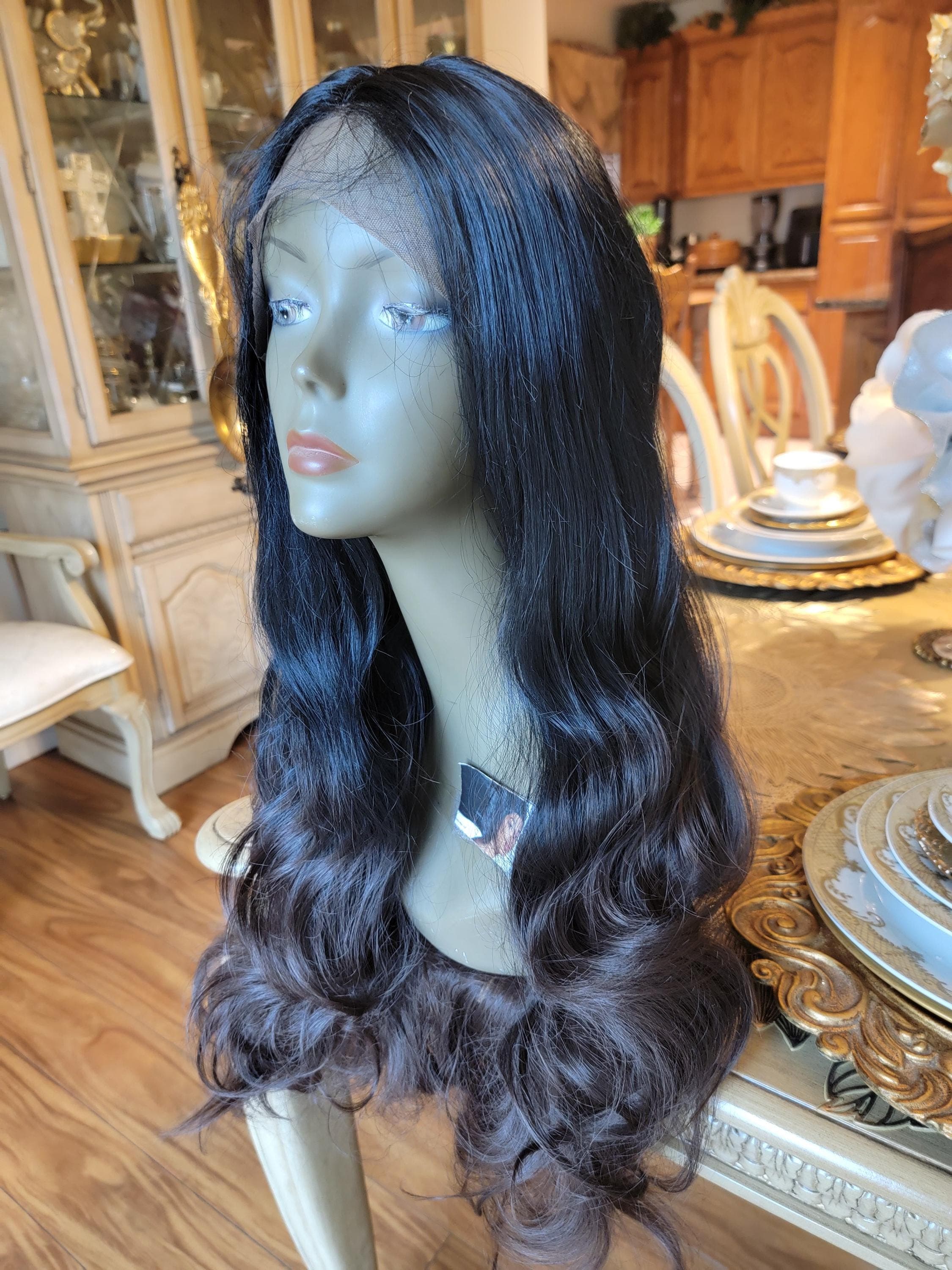 Black Brown Wavy Beautiful Lace Front Wig!! - Thumbnail 13