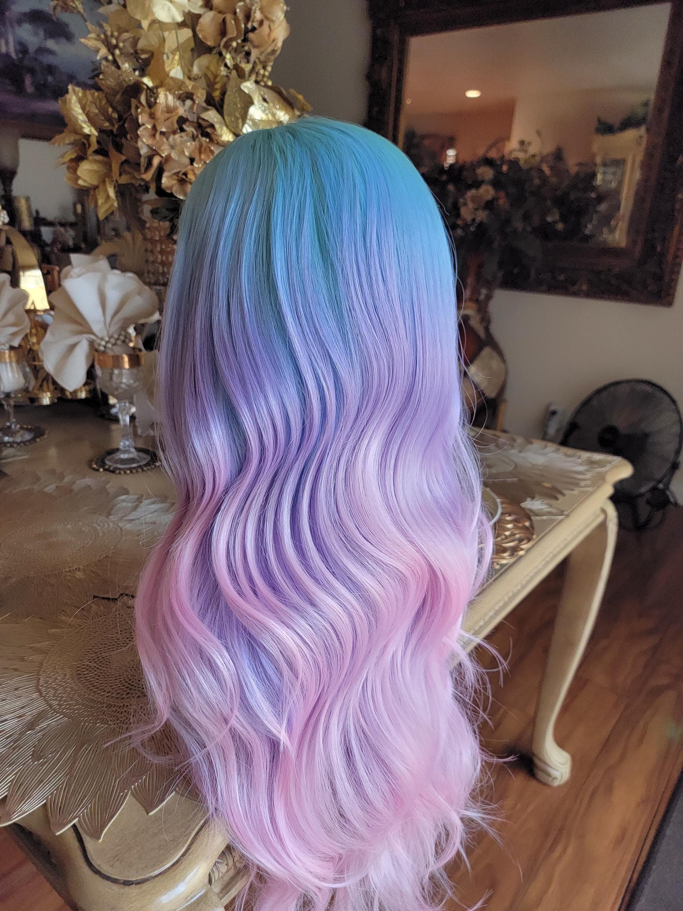 Rainbow Beautiful Lace Front Wig!! - Thumbnail 12