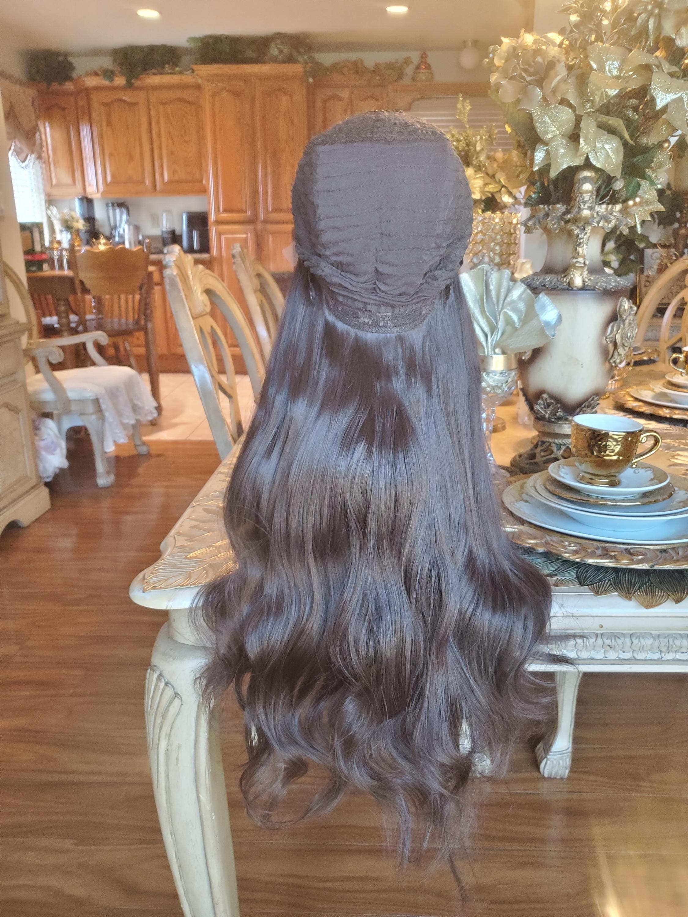 Dark Brown Wavy Beautiful Lace Front Wig!! - Thumbnail 15