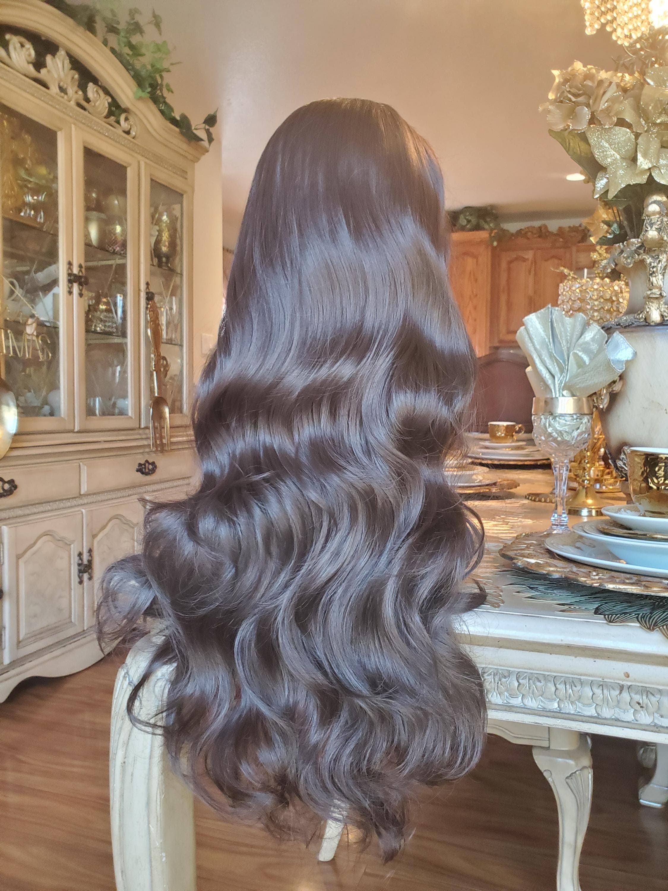 Dark Brown Wavy Beautiful Lace Front Wig!! - Thumbnail 8