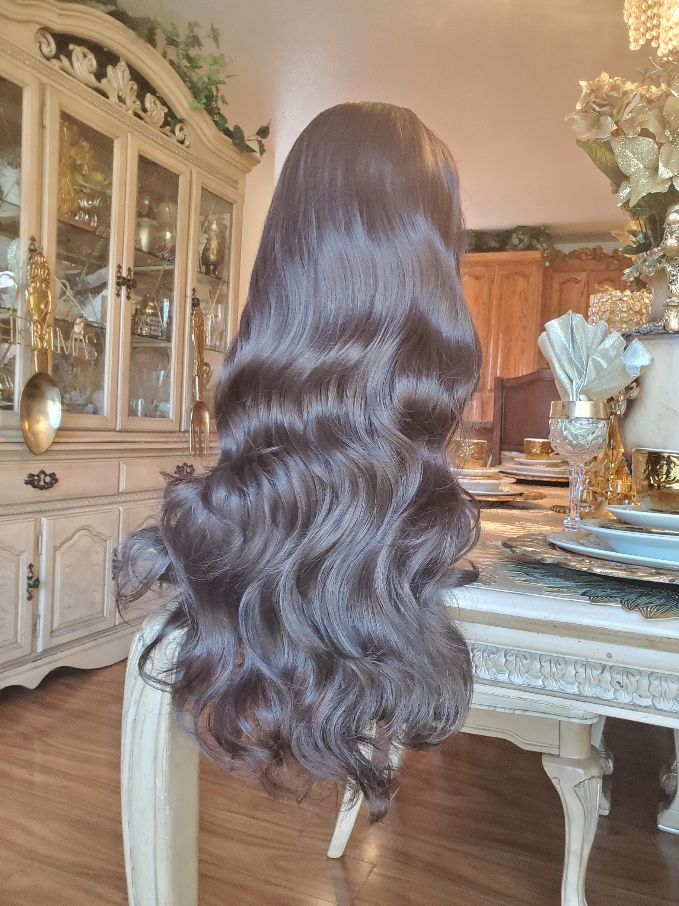 Dark Brown Wavy Beautiful Lace Front Wig!! - Thumbnail 6