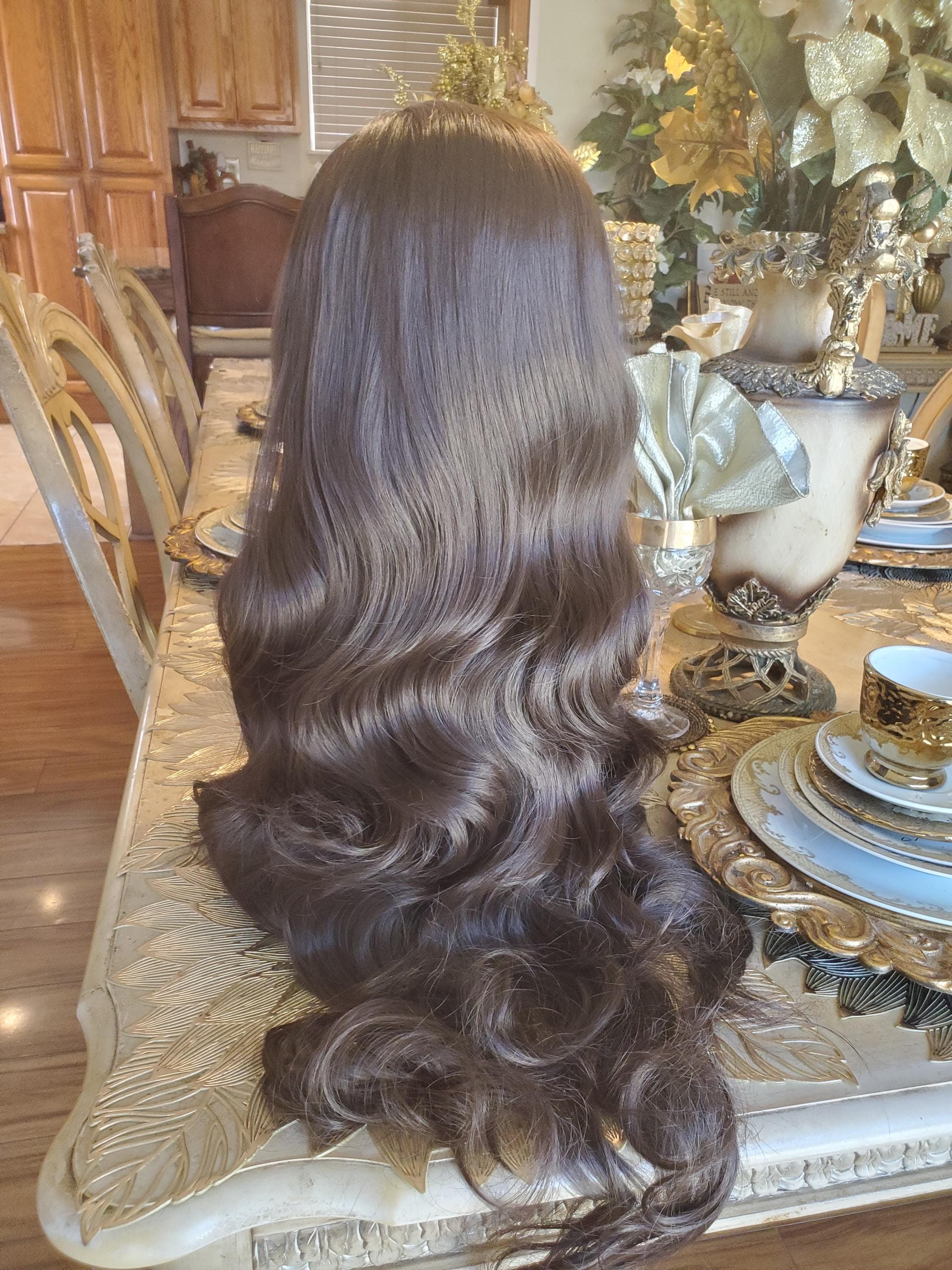 Dark Brown Wavy Beautiful Lace Front Wig!! - Thumbnail 14