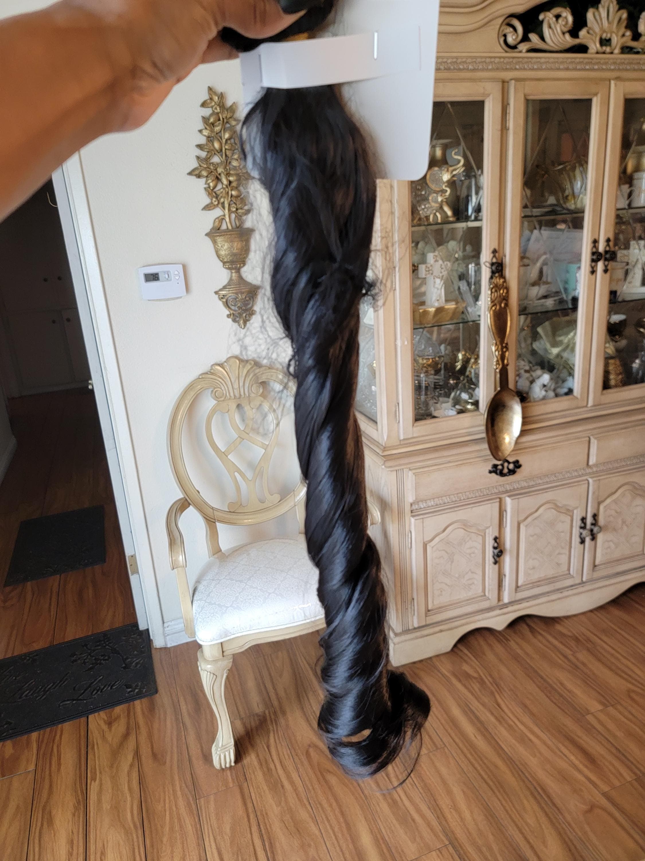 Black Full Head Clip in Extension 24-26 inches!! - Thumbnail 7