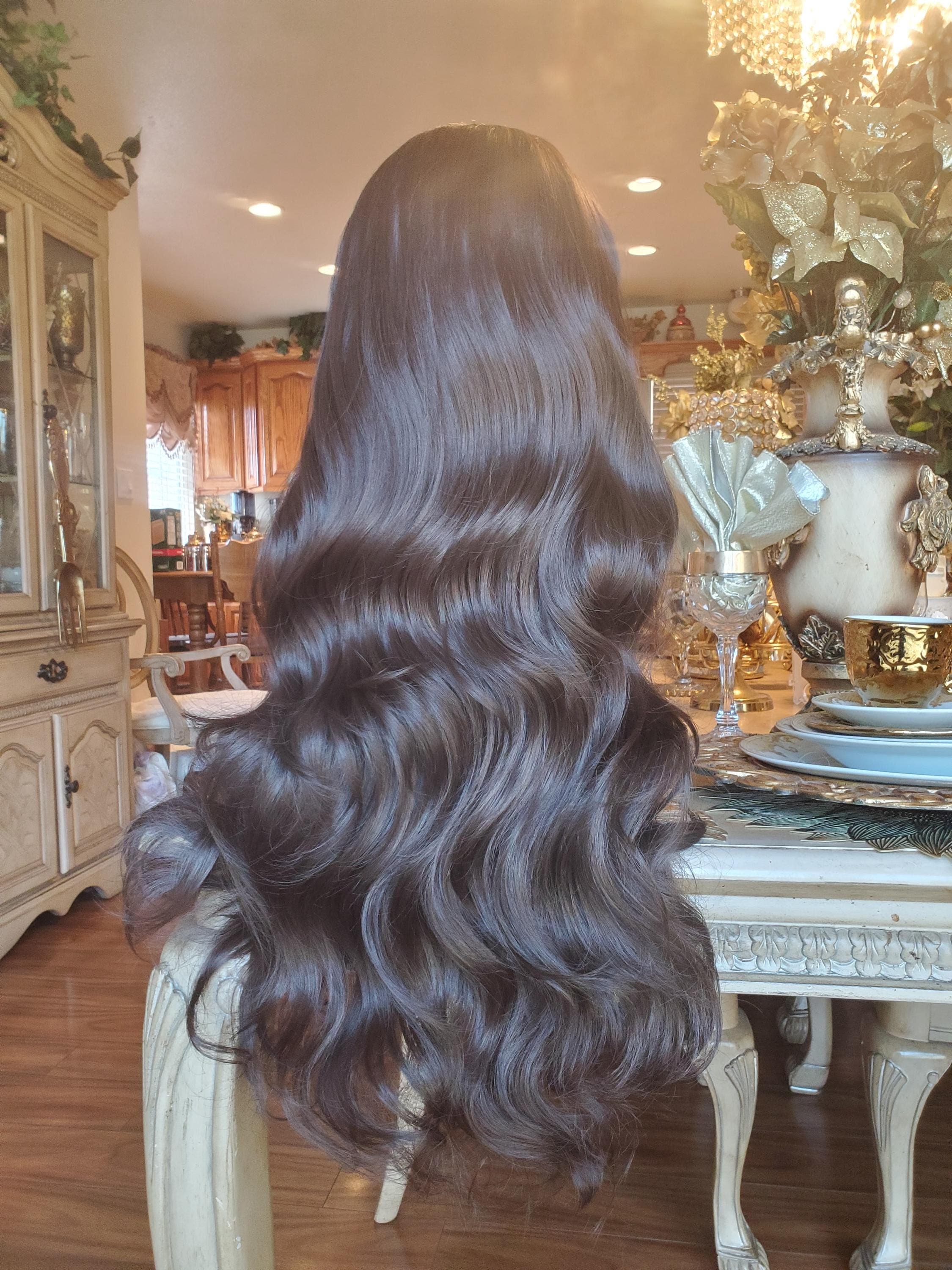 Dark Brown Wavy Beautiful Lace Front Wig!! - Thumbnail 9