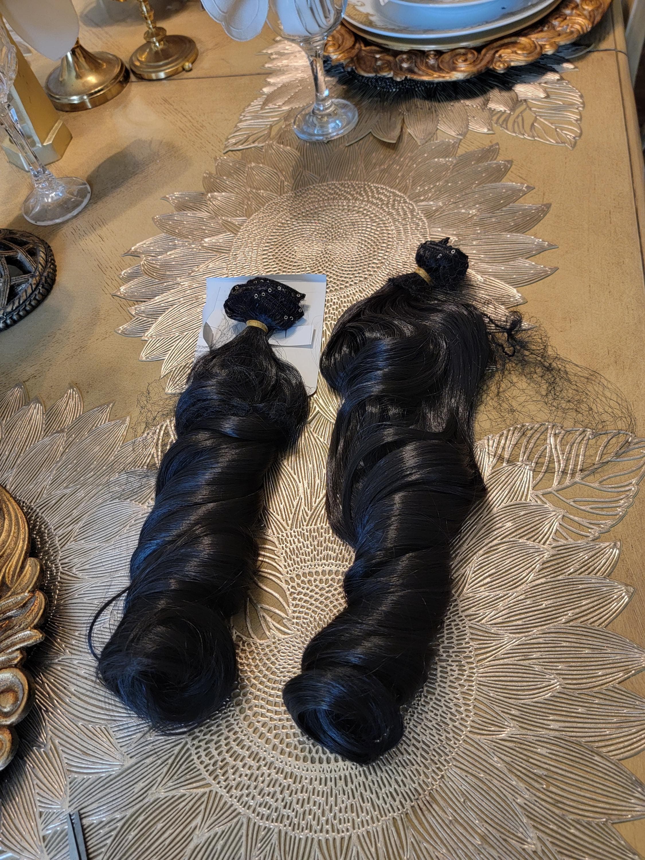 Black Full Head Clip in Extension 24-26 inches!! - Thumbnail 5