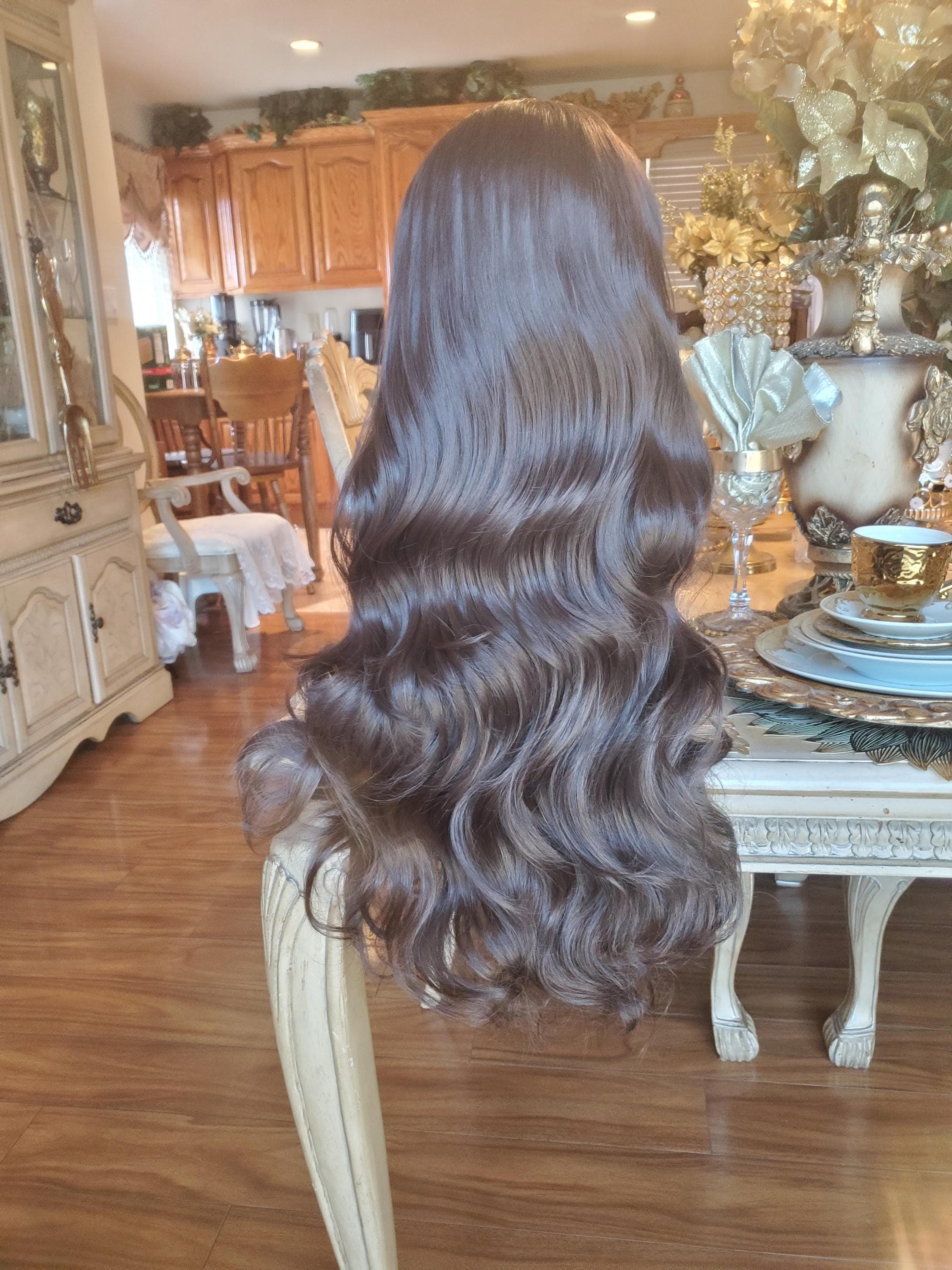 Dark Brown Wavy Beautiful Lace Front Wig!! - Thumbnail 2