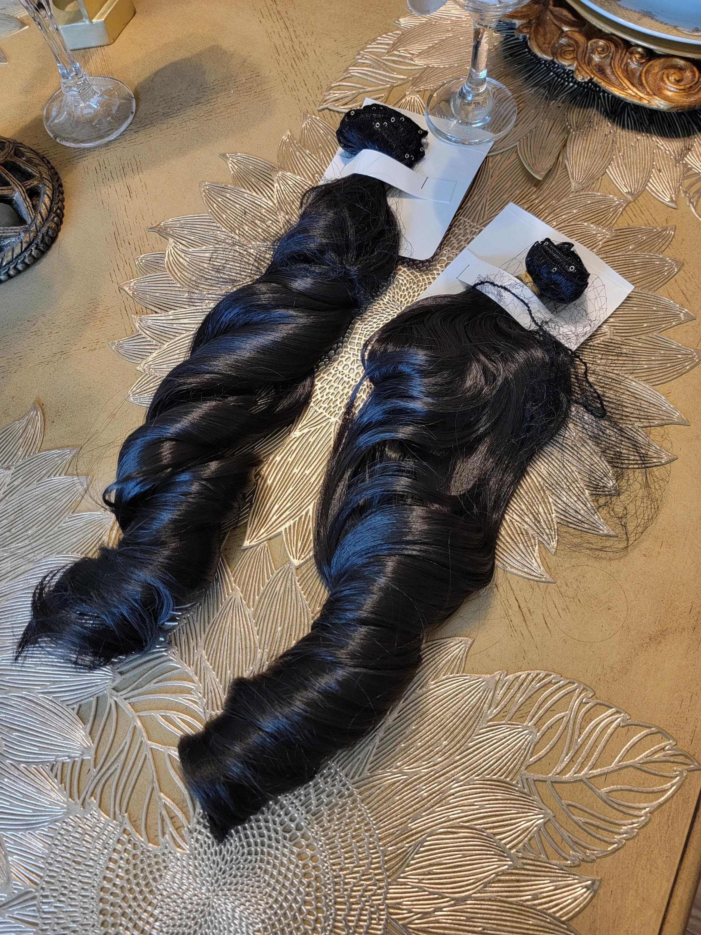 Black Full Head Clip in Extension 24-26 inches!! - Thumbnail 4