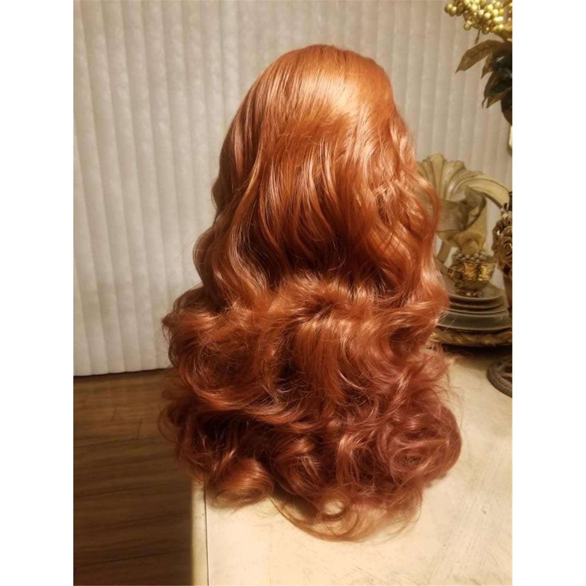 Copper Red Beauty Waves Lace Front Wig!!