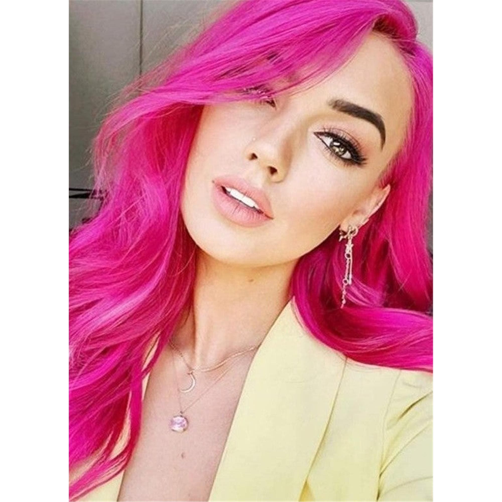 Hot Pink Lace Front Wig Lace Front Wig!!