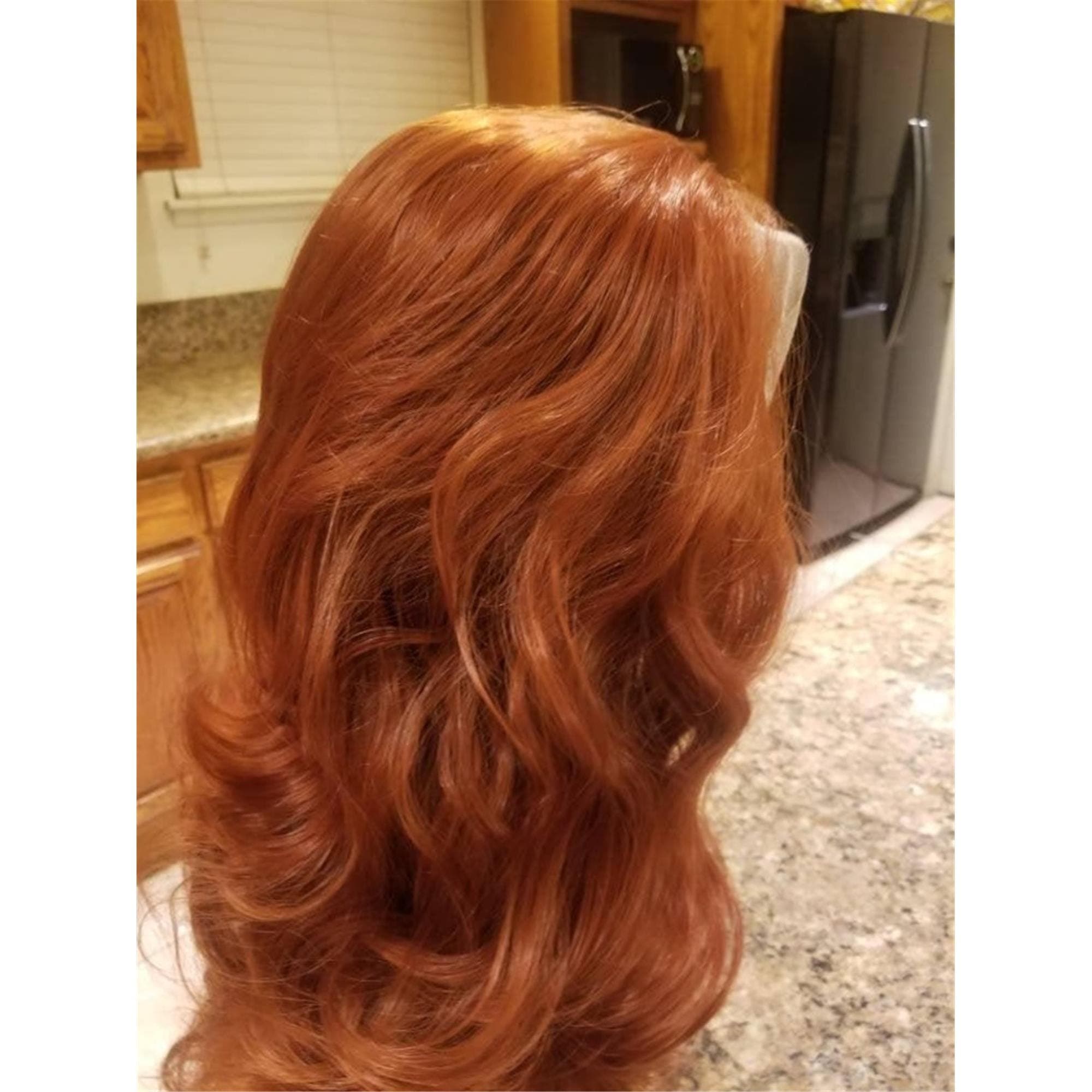 Copper Red Beauty Waves Lace Front Wig!! - Thumbnail 4
