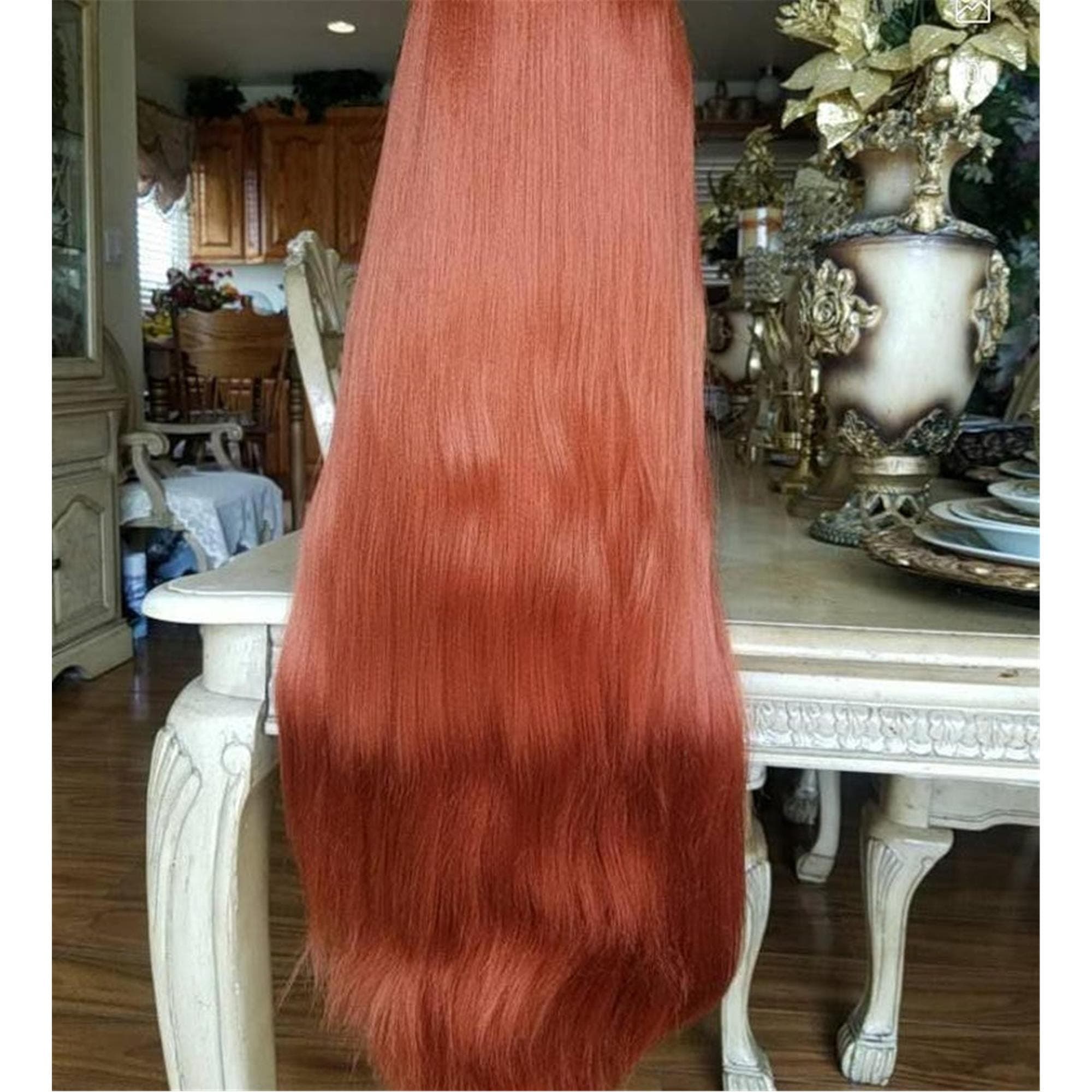 Copper Red Lace Front Wig