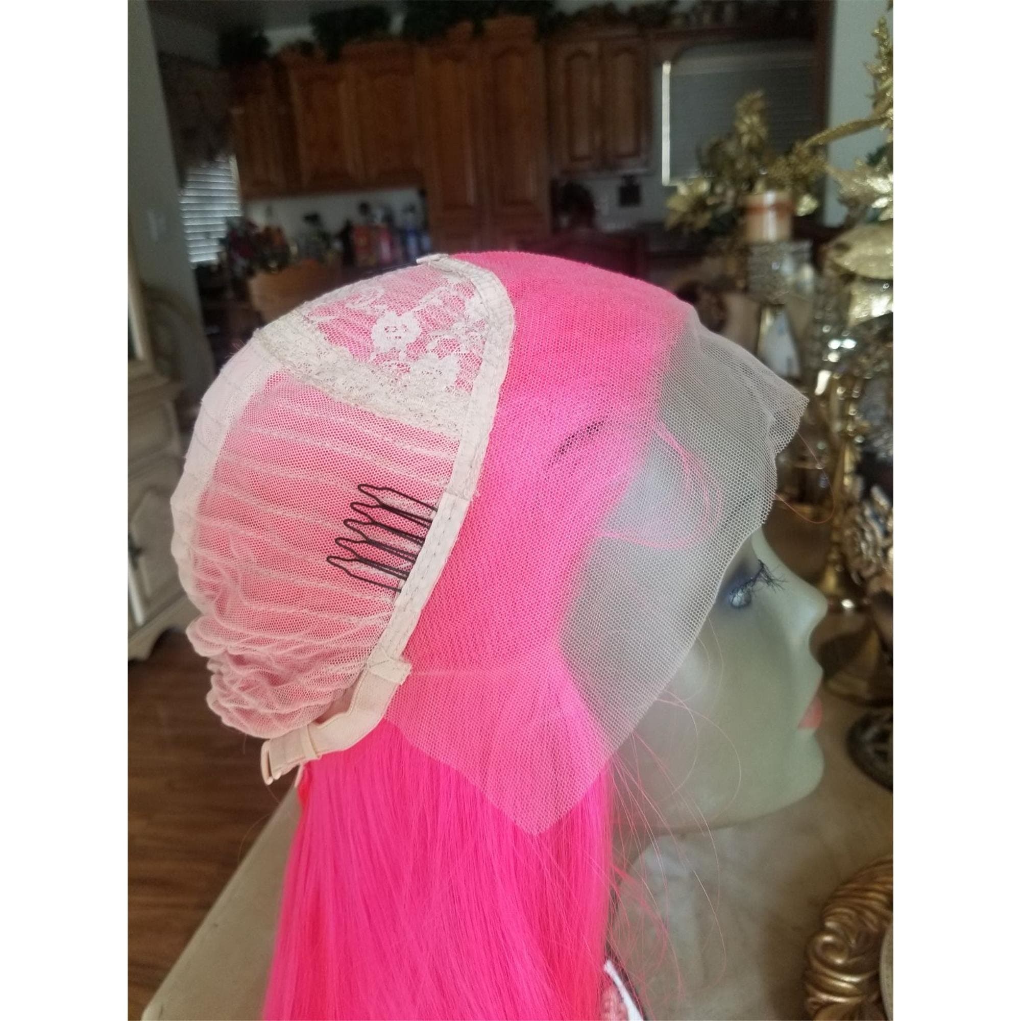 Hot Pink Lace Front Wig Lace Front Wig!! - Thumbnail 5