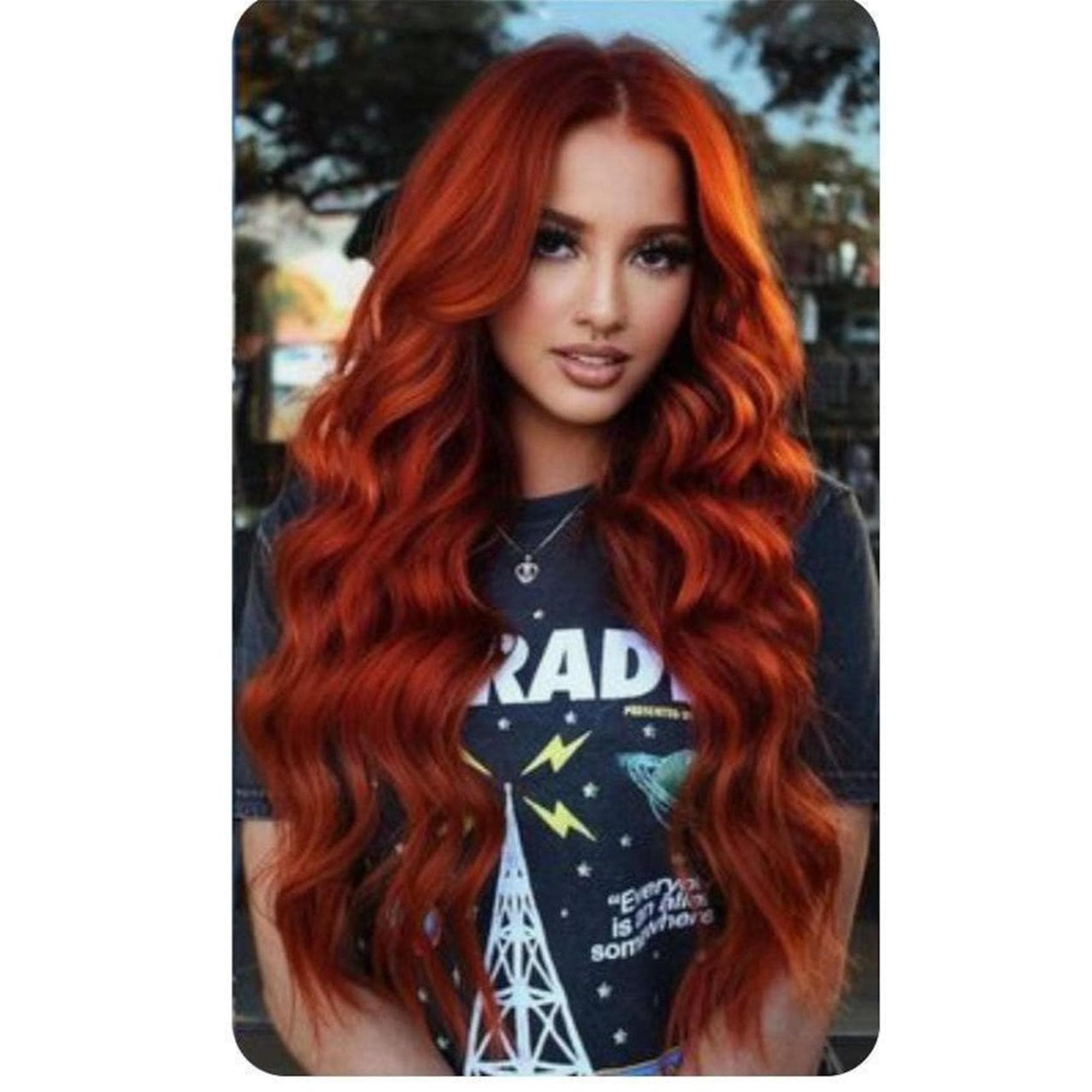 Copper Red Beauty Waves Lace Front Wig! - Thumbnail 2