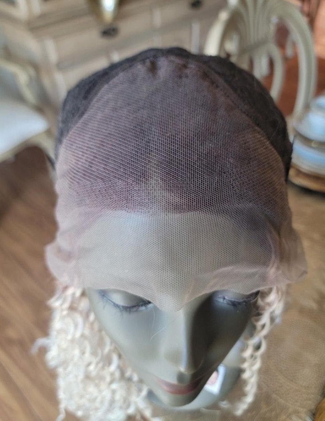 Long Deep Wave Ash Blonde Lace Front Wig - Thumbnail 14