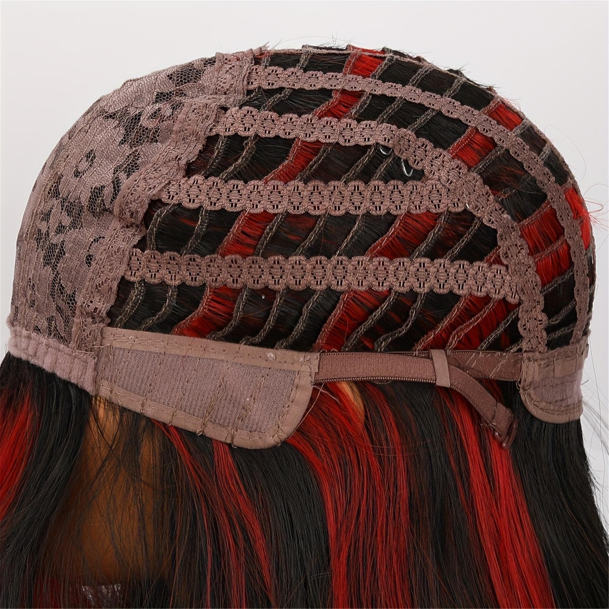 Black Red Beauty Wig - Thumbnail 8
