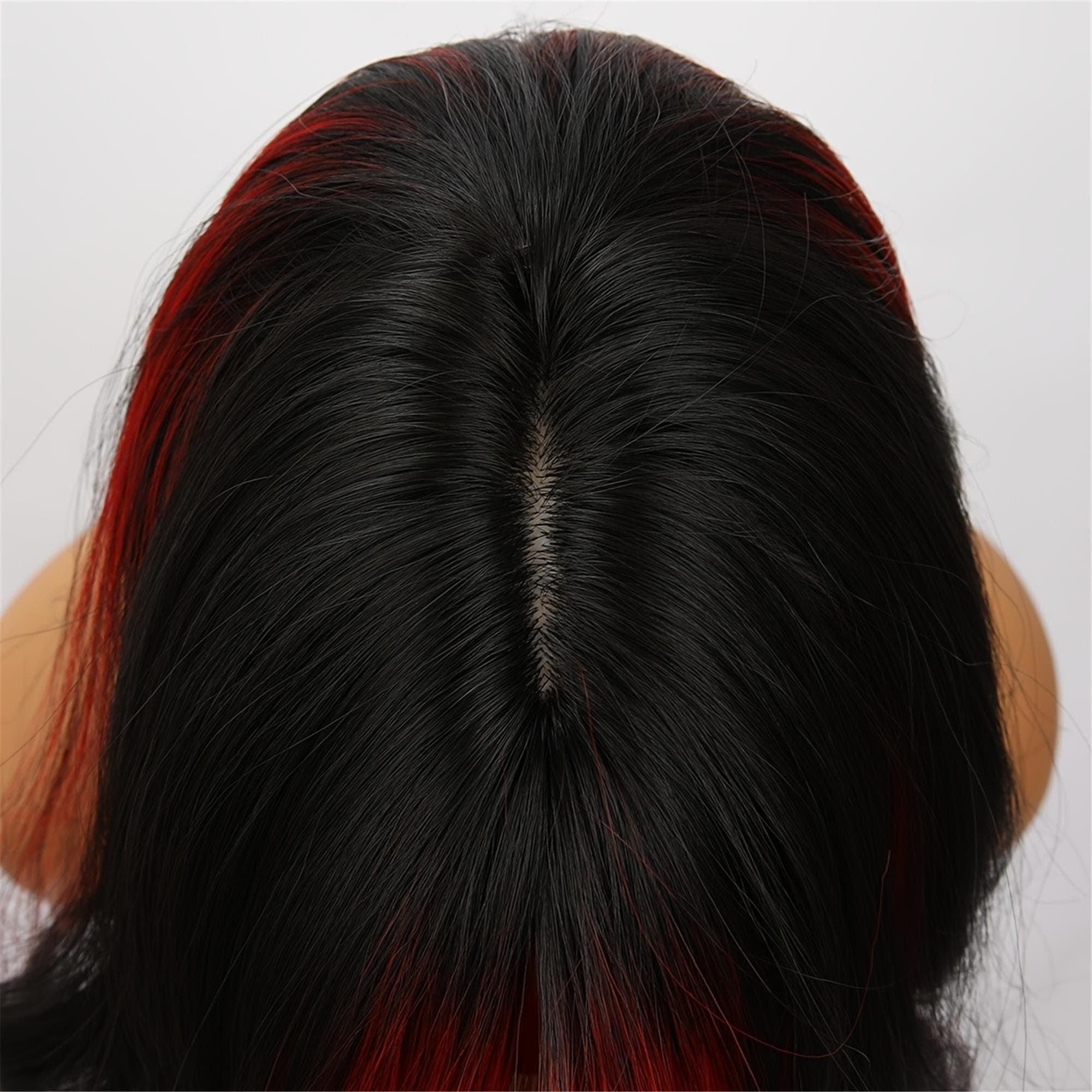 Black Red Beauty Wig - Thumbnail 6