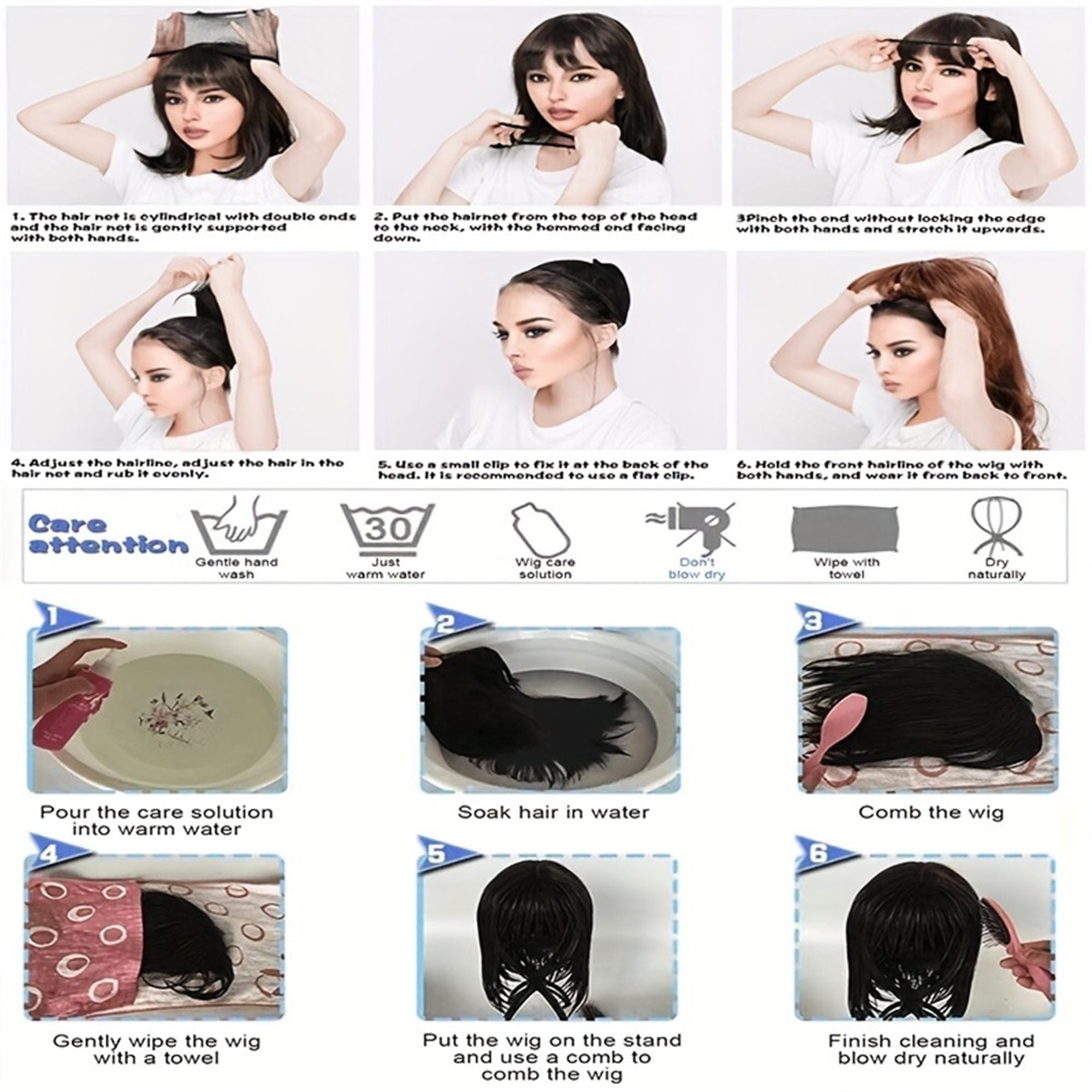 Black Red Beauty Wig - Thumbnail 9