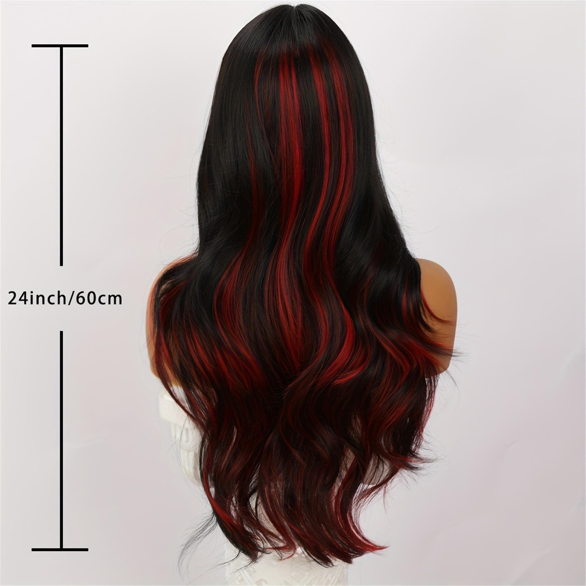 Black Red Beauty Wig - Thumbnail 5