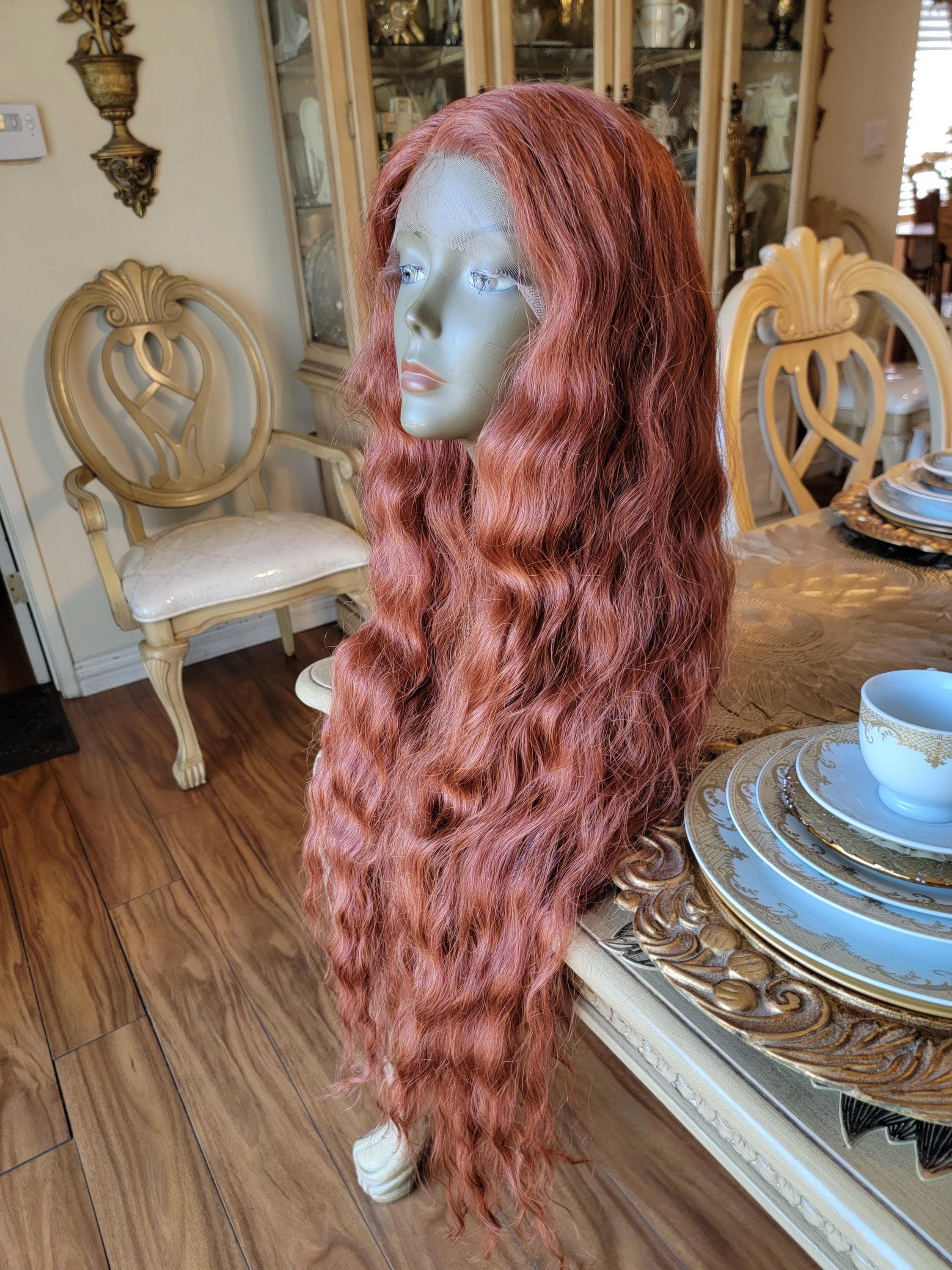 Copper Beauty Lace Front Wig 40-42 inches!! - Thumbnail 10