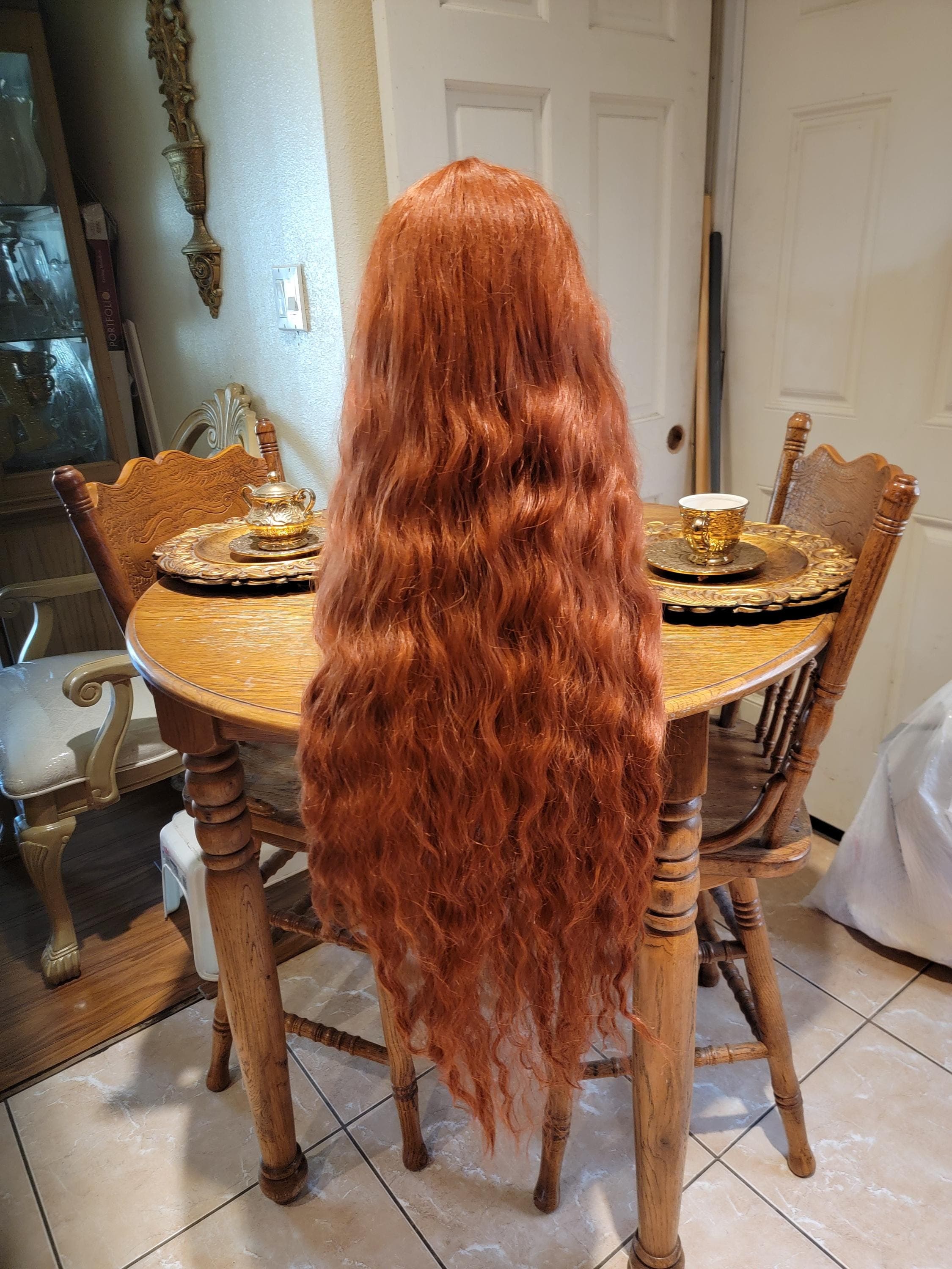 Copper Beauty Lace Front Wig 40-42 inches!! - Thumbnail 6