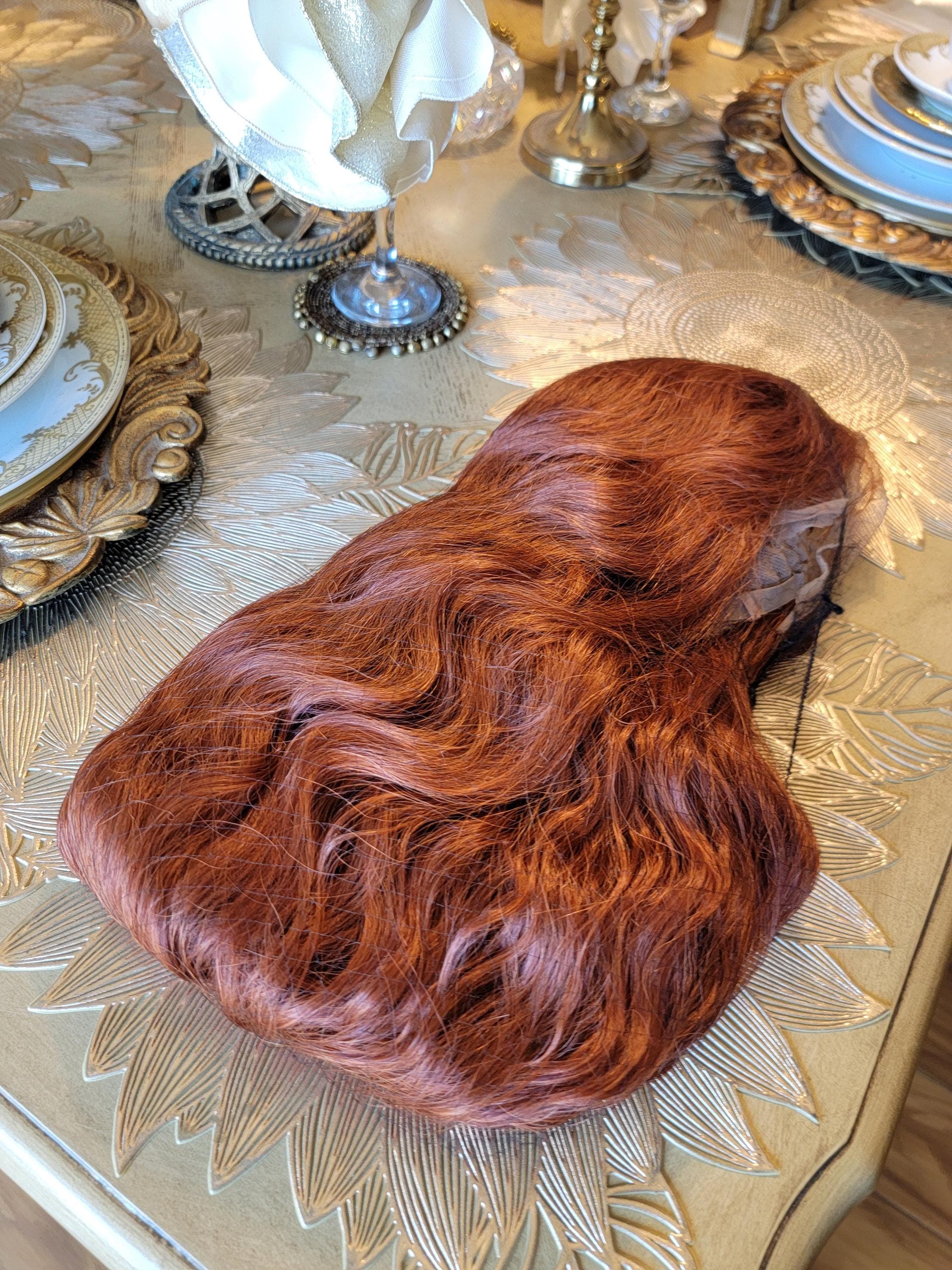 Copper Beauty Lace Front Wig 40-42 inches!! - Thumbnail 9