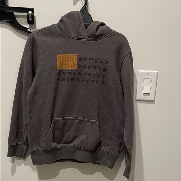 Columbia Dark Gray Hoodie with Graphic - Thumbnail 5