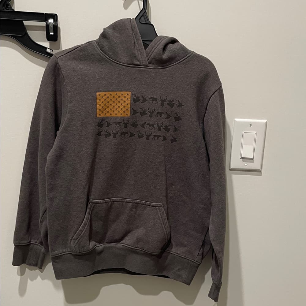 Columbia Dark Gray Hoodie with Graphic - Thumbnail 4
