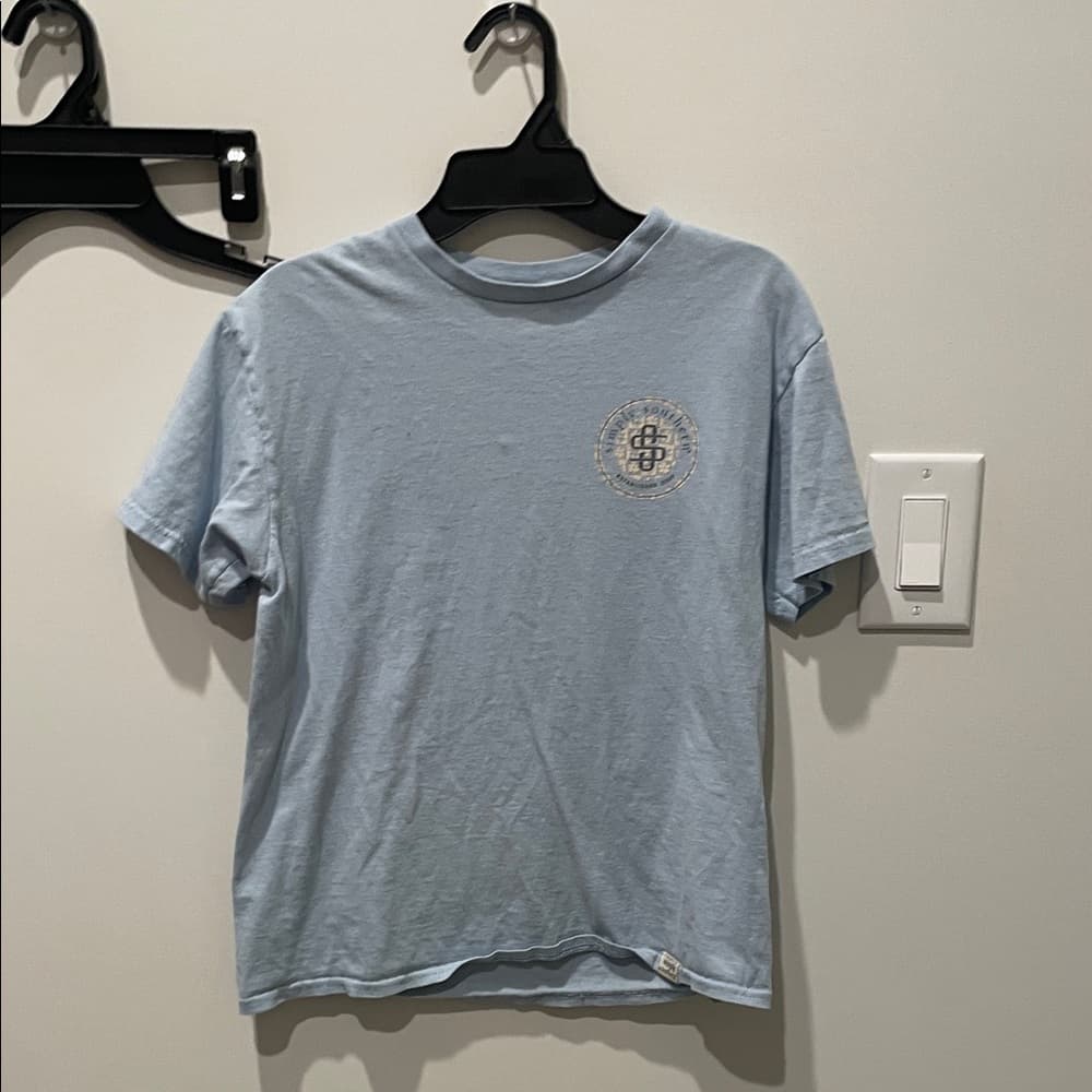 Simply Southern Sky Blue Girls Tee - Thumbnail 4