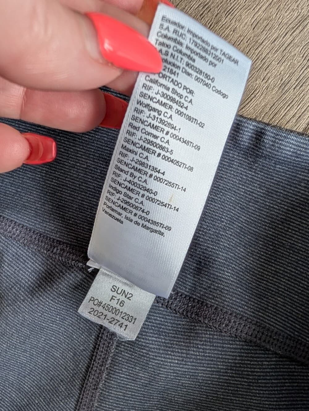 Exofficio Gray Women's Athletic Leggings Soft with Heathered Fabric - Thumbnail 4