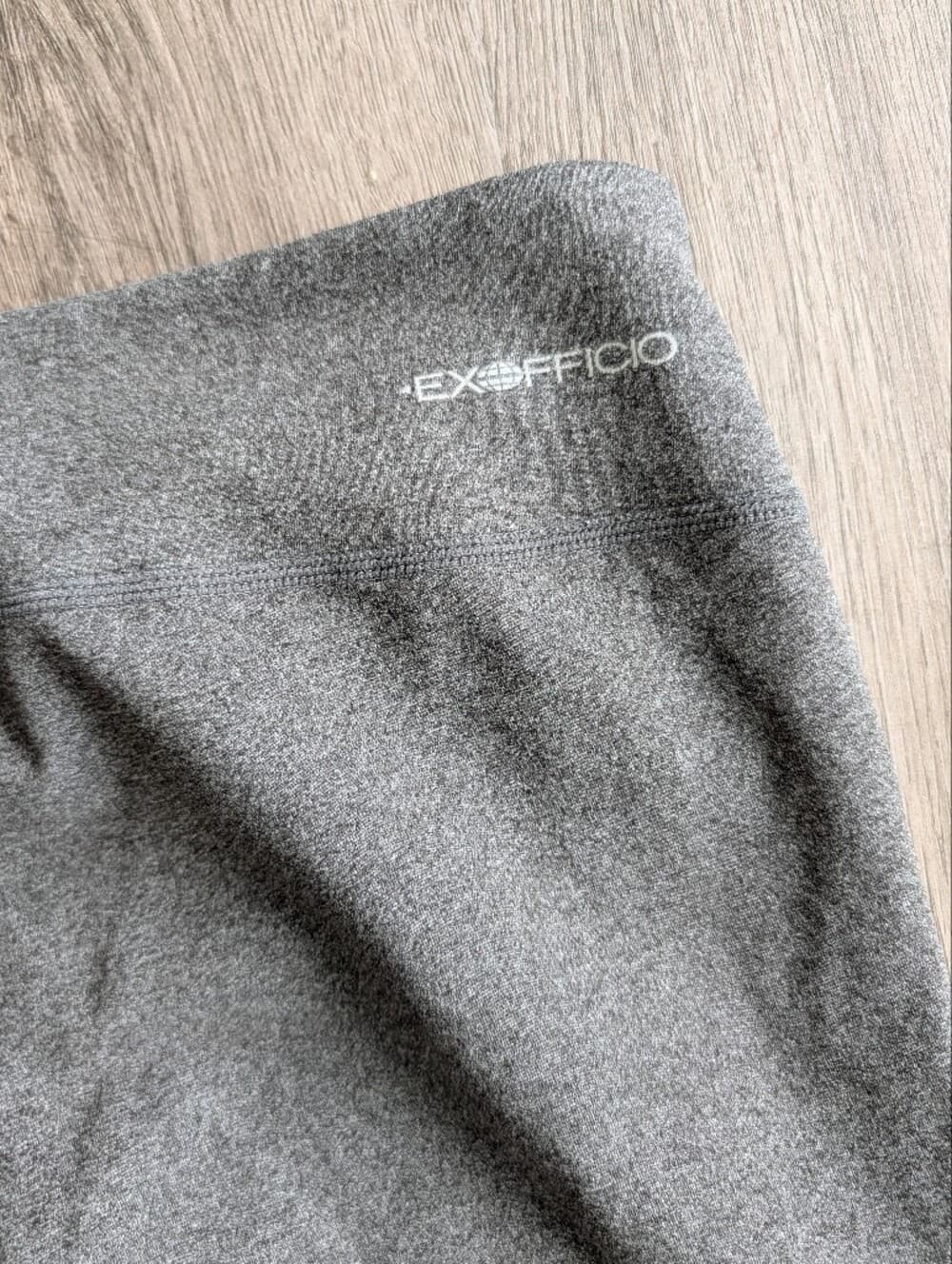 Exofficio Gray Women's Athletic Leggings Soft with Heathered Fabric - Thumbnail 6