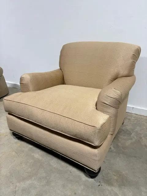 Mitchell Gold & Bob Williams Gold Upholstered Living Room Chair - Thumbnail 3
