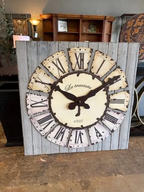 Faux Clock Wall Decor